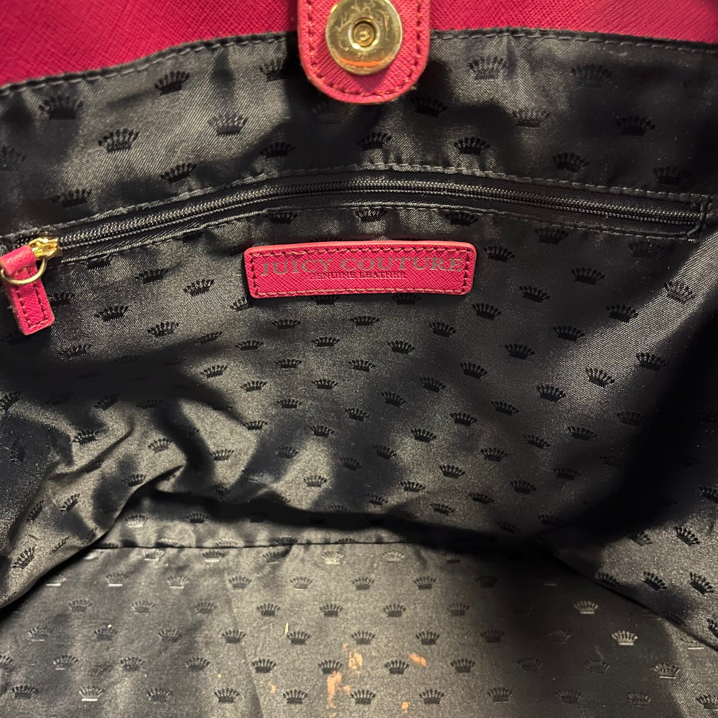 Juicy Couture Leather Tote Bag