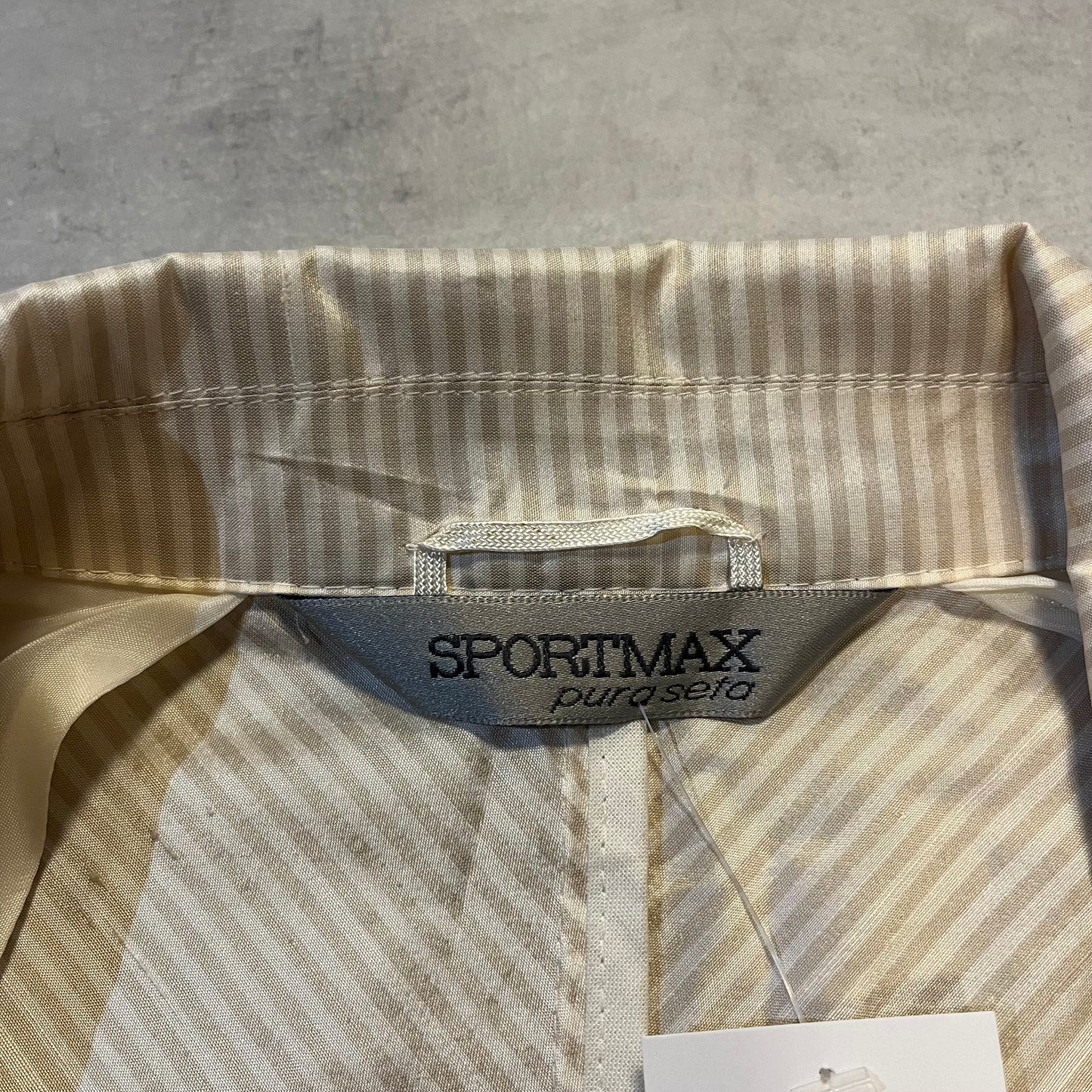 Vintage Sportmax Striped Blazer