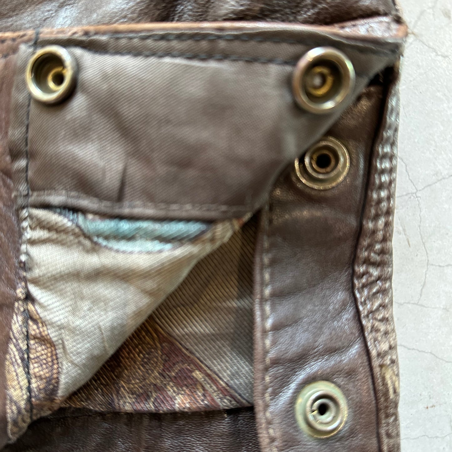 Vintage 80's Basillo Herrero Spanish Leather Jacket