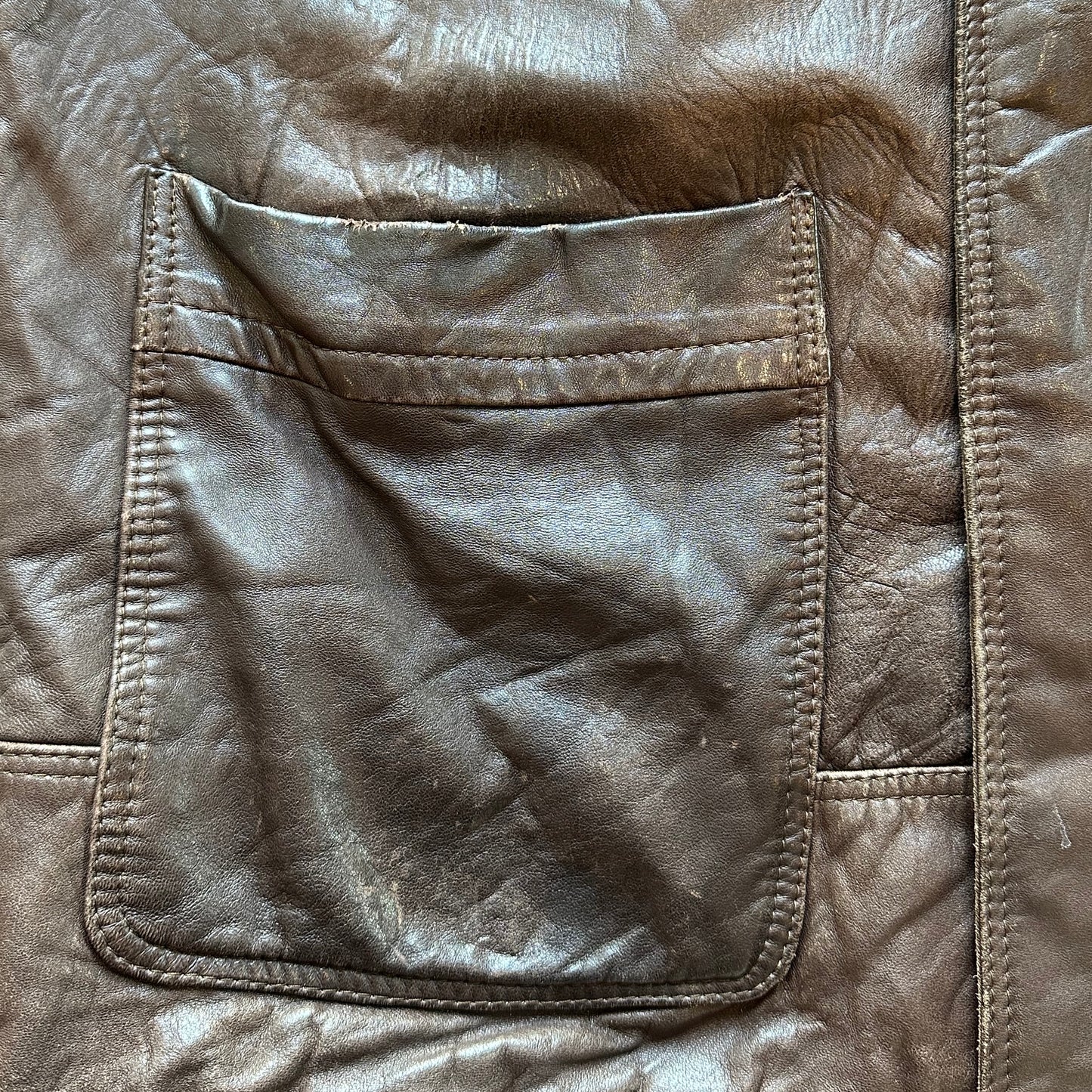 Vintage 80's Basillo Herrero Spanish Leather Jacket