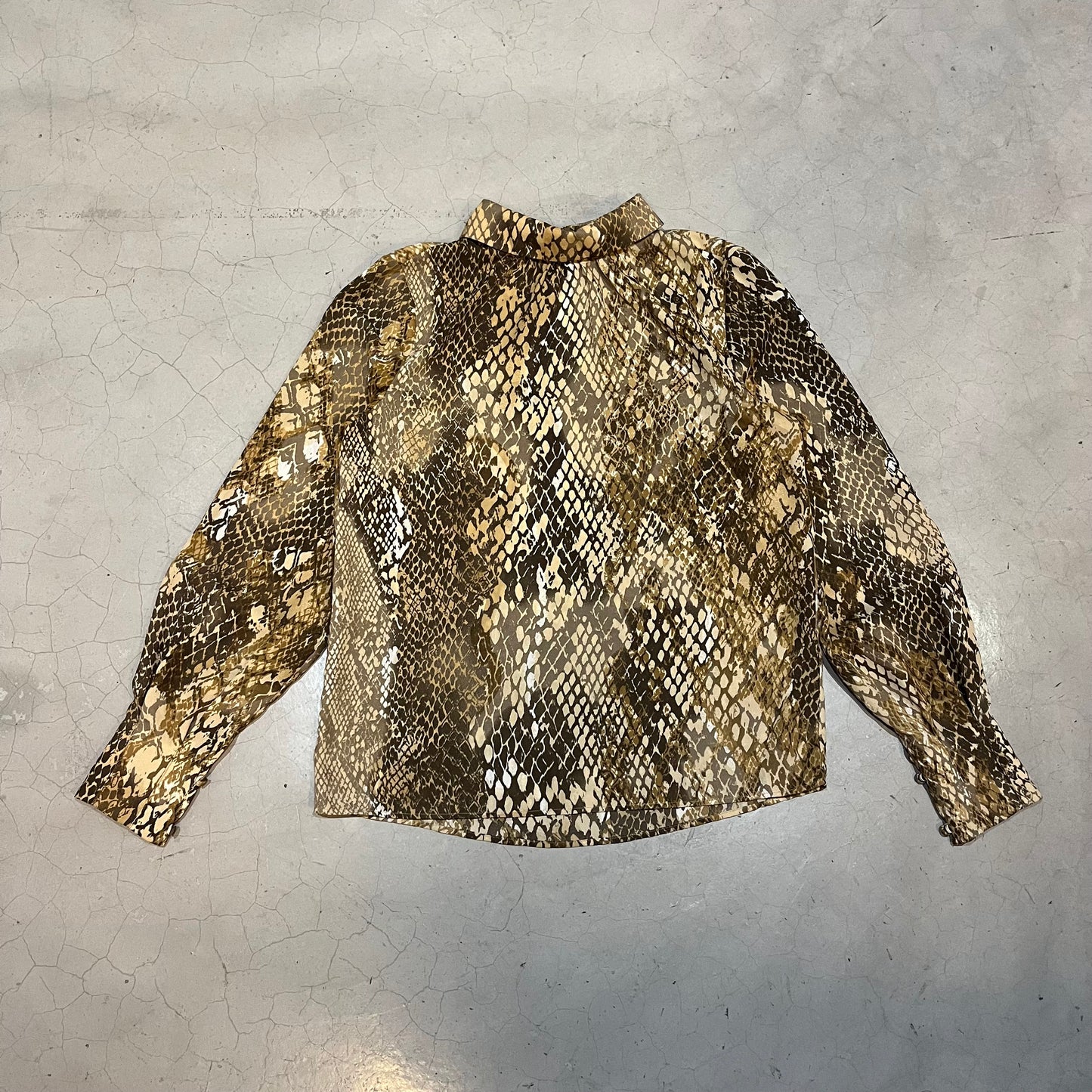 Y2K Python Patterned Top