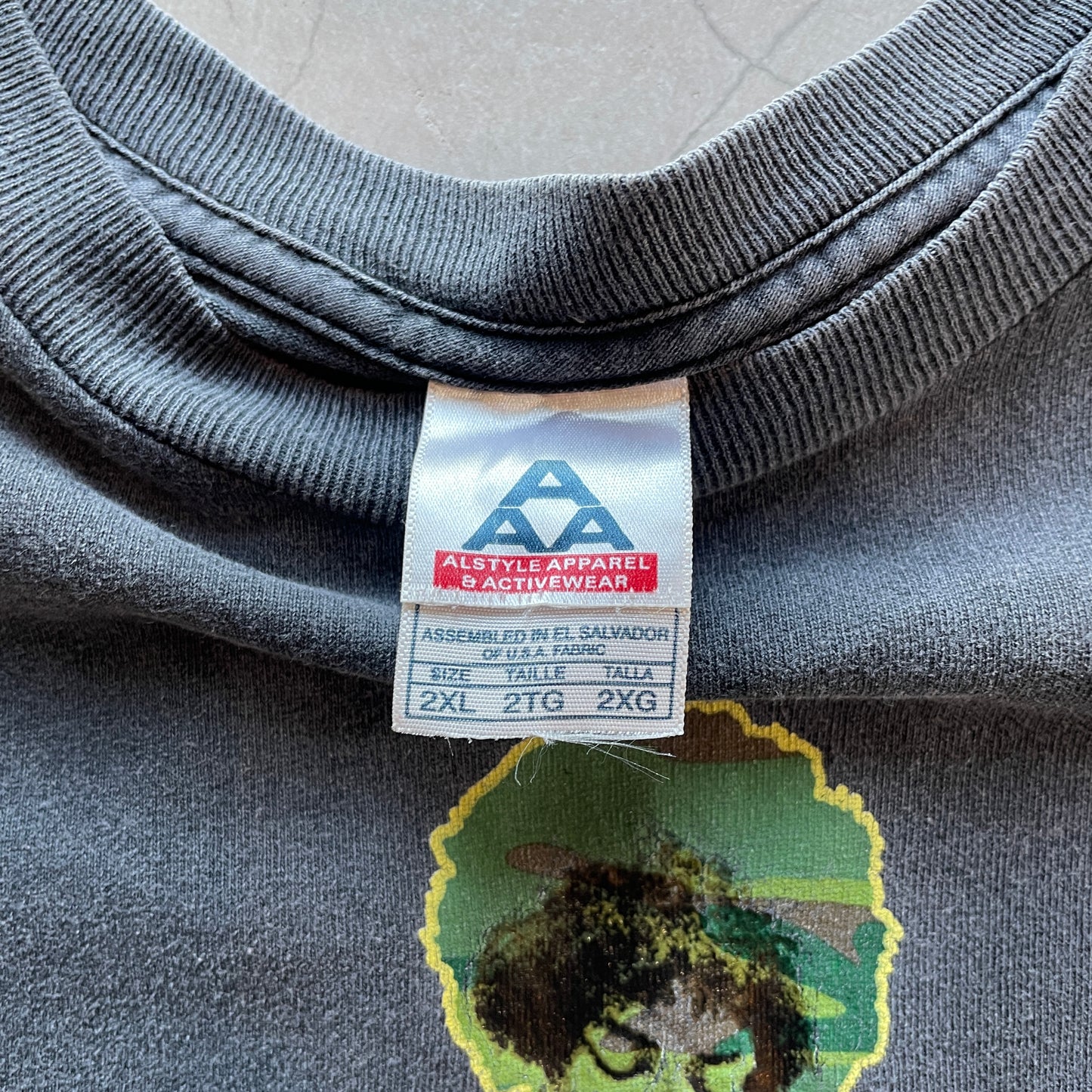 Vtg Jimi Hendrix Camo Tee