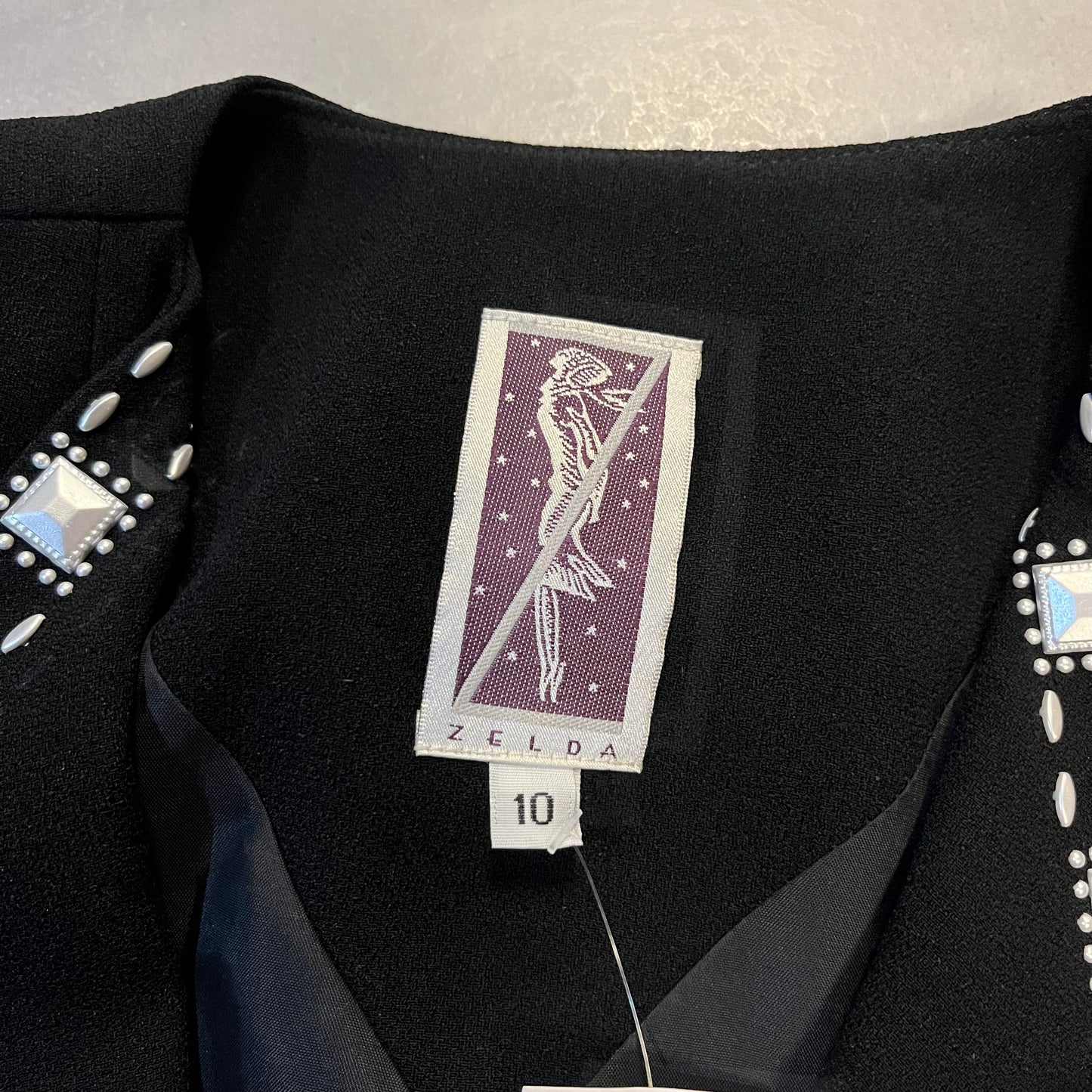 Vintage Zelda Bedazzled Blazer