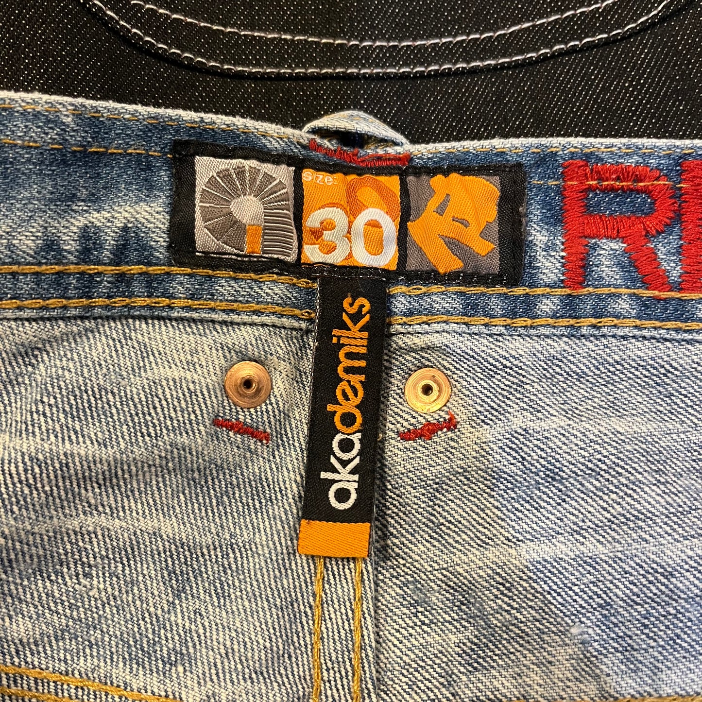 Vintage Akademiks Embroidered Jeans