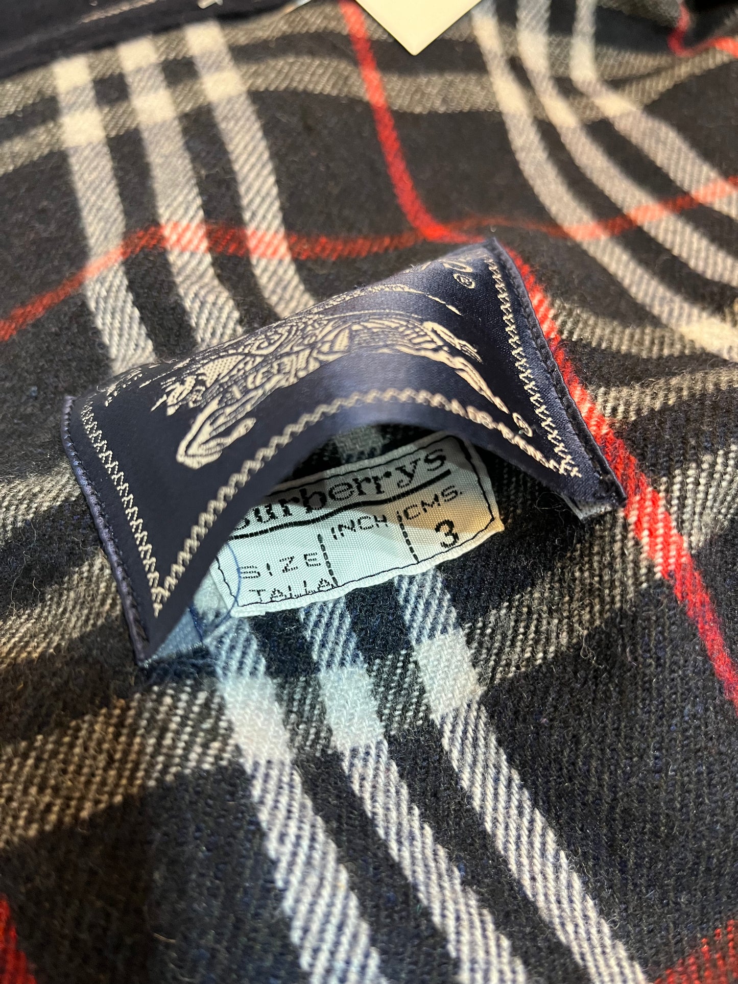 Vintage Burberry Wool & Cashmere Bomber Jacket