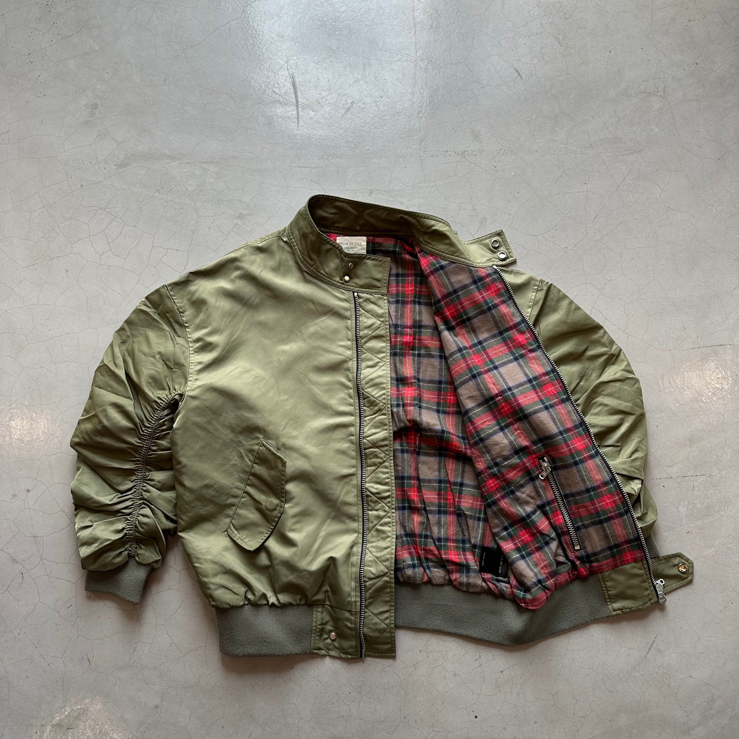 Fear Of God Military Green Bomber Jacket (Fourth Collection 2015-2016)