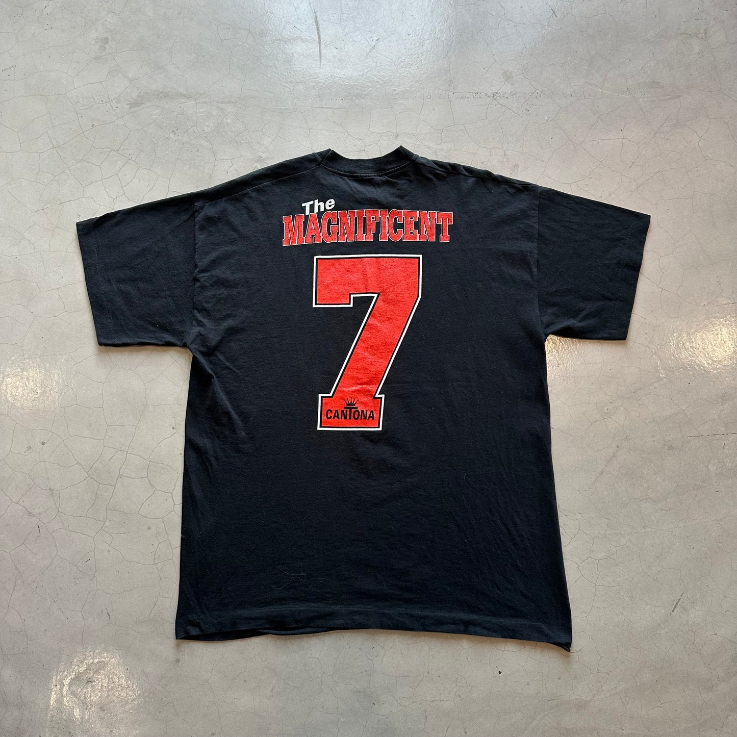 Vintage 90s Eric Cantona Le Scissor T-shirt