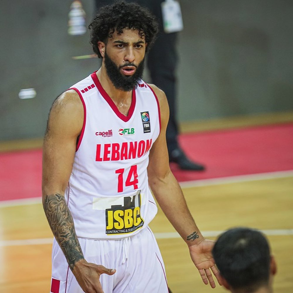 2021 Lebanon GAME WORN Basketball Jersey