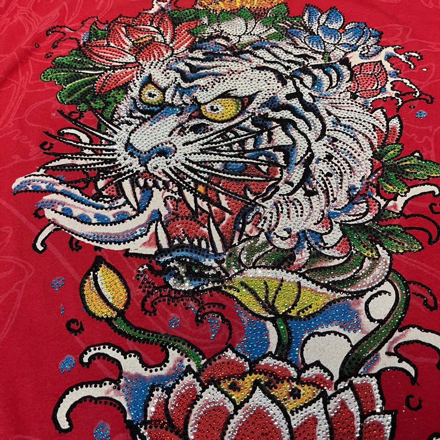 Vintage Y2K Ed Hardy White Tiger T-Shirt (DEADSTOCK)