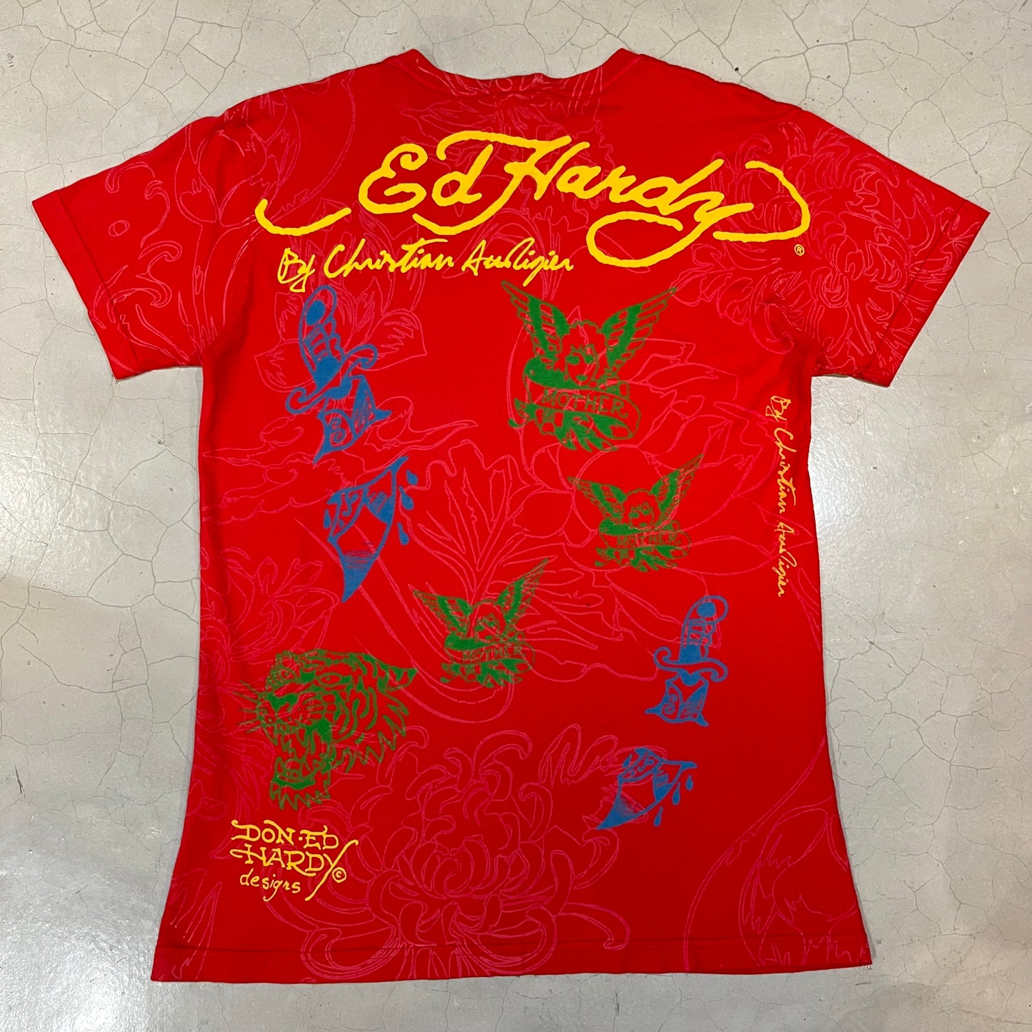 Vintage Y2K Ed Hardy White Tiger T-Shirt (DEADSTOCK)