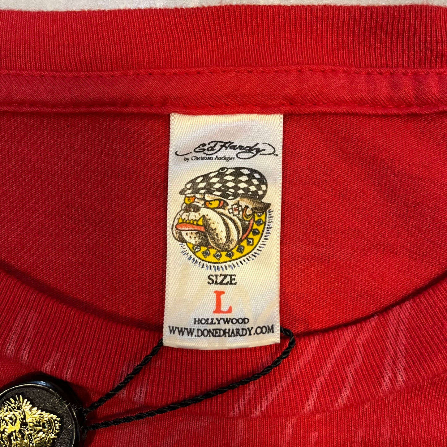 Vintage Y2K Ed Hardy White Tiger T-Shirt (DEADSTOCK)