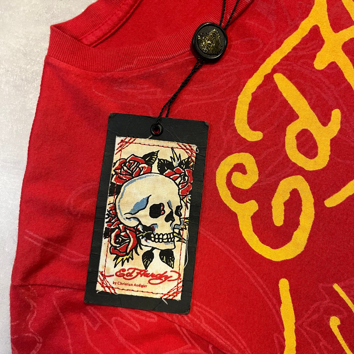 Vintage Y2K Ed Hardy White Tiger T-Shirt (DEADSTOCK)