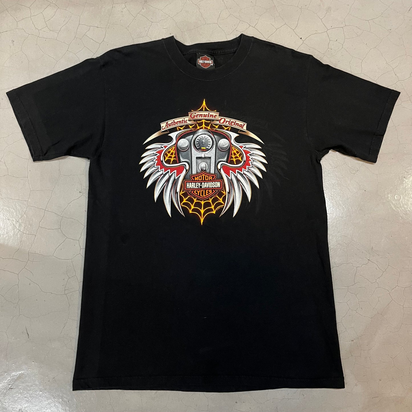 Vintage 2006 Harley Davidson Qatar Eagle T-Shirt
