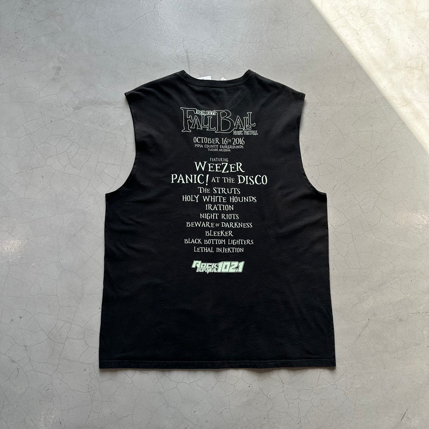 Vintage Fall Ball Sleeveless T-shirt