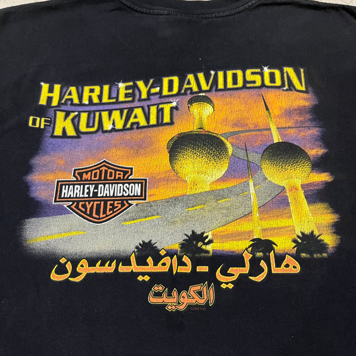 Vintage 2005 Harley Davidson Kuwait T-Shirt