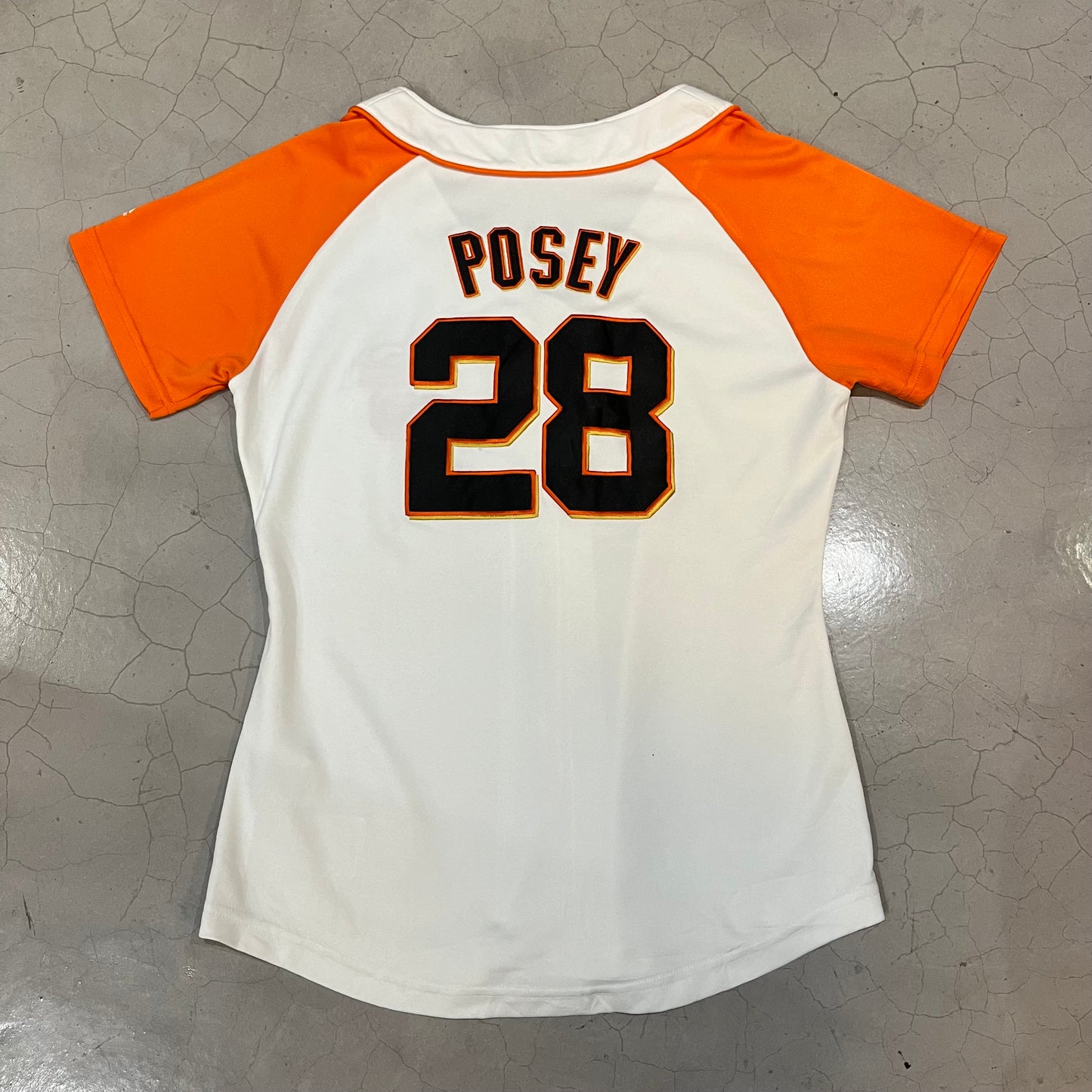 San Francisco Giants Majestic Womens Baseball Jersey (posey)