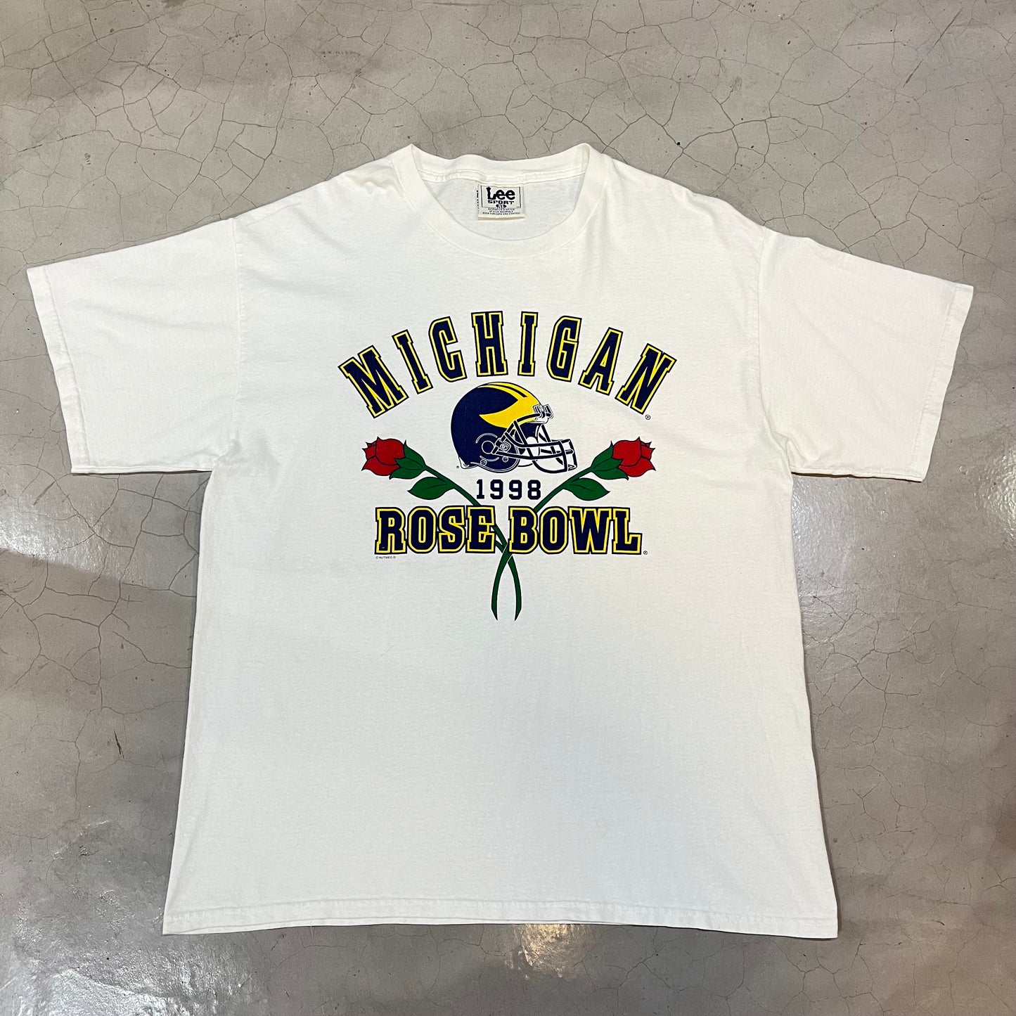 Vintage 1998 Michigan Rose Bowl Lee Sports T-Shirt