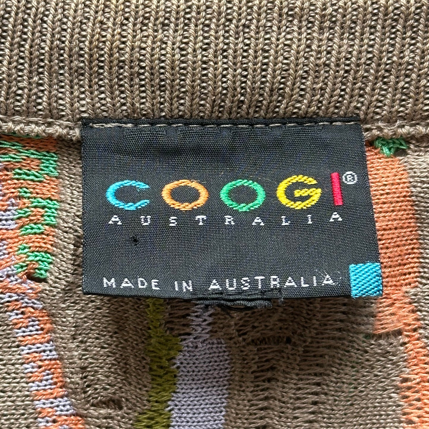 Vintage 90s COOGI Knit Button Up