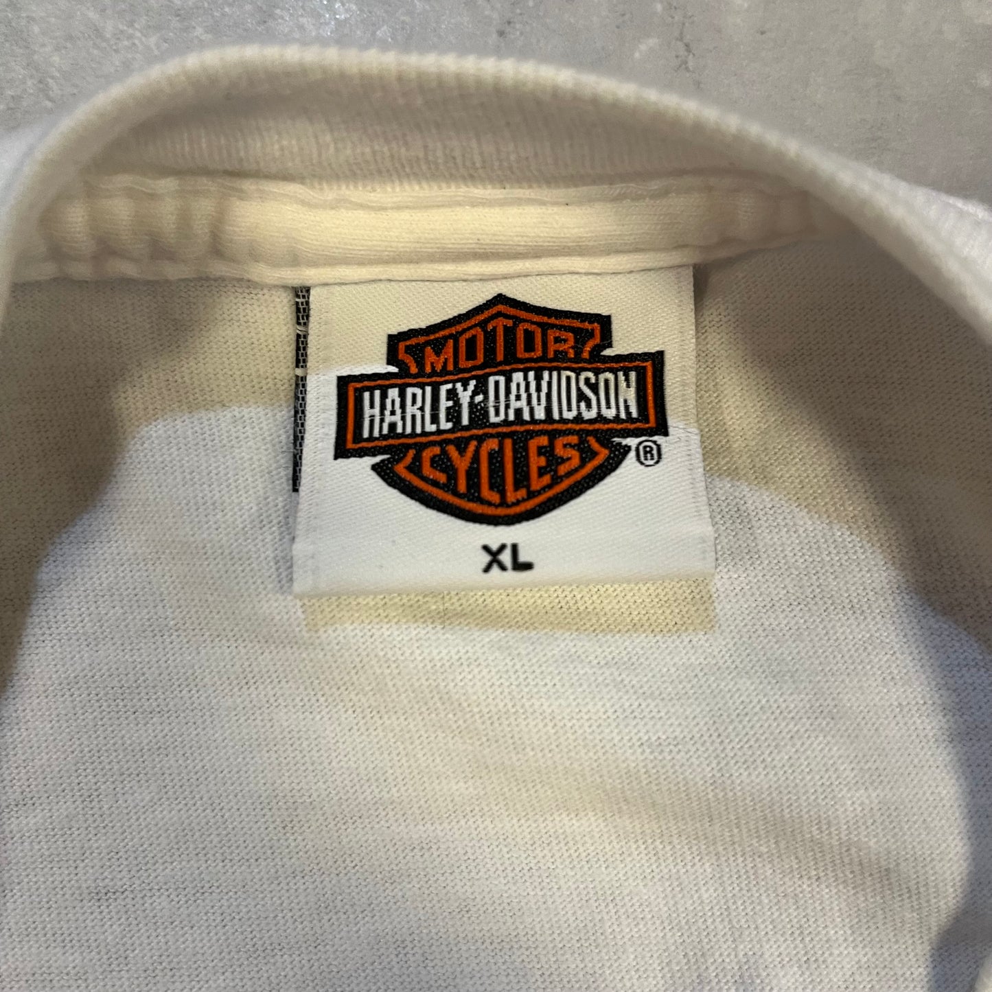 Vintage 2006 Harley Davidson Kuwait Long Sleeve With Sleeve Hit Shirt