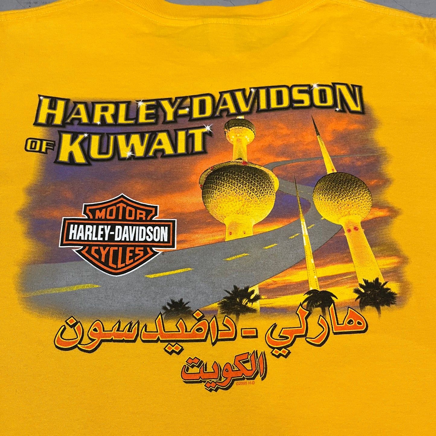 Vintage 2005 Harley Davidson Kuwait Legend T-Shirt
