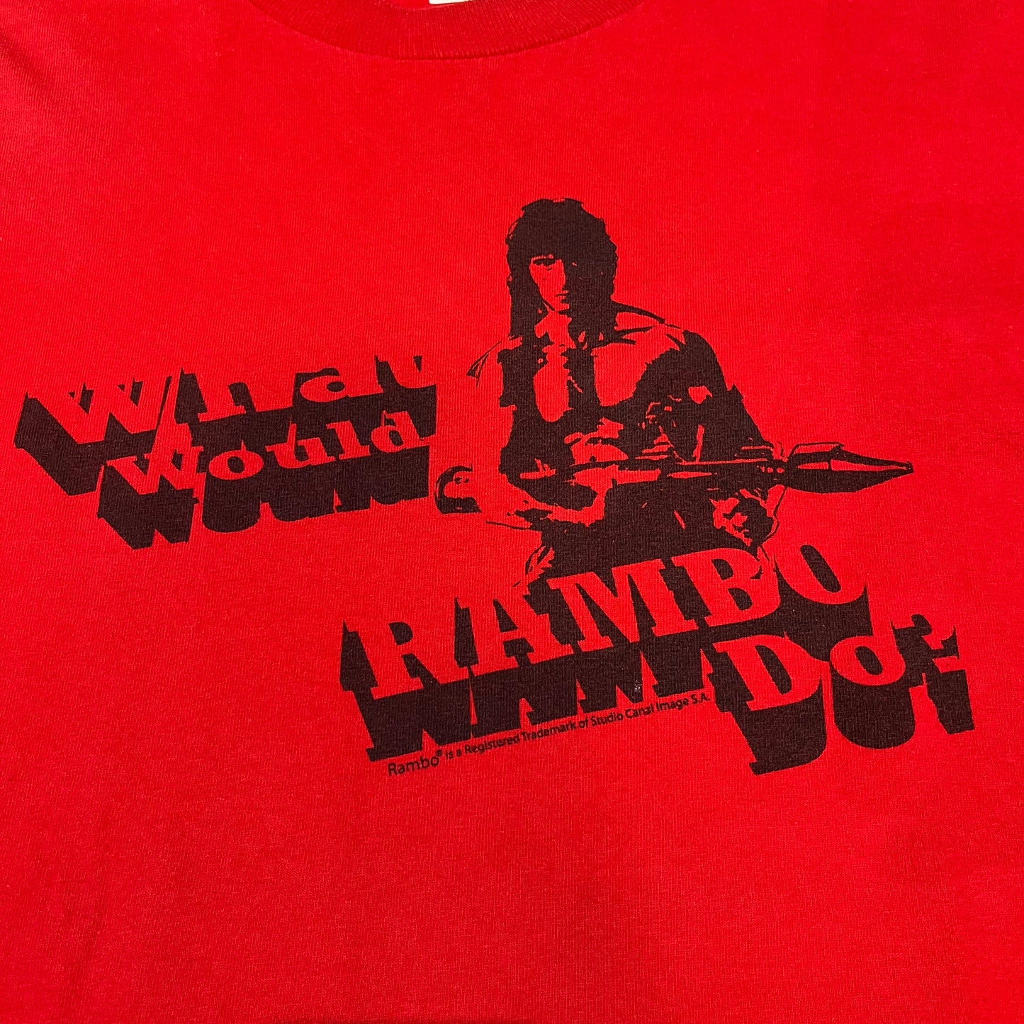 Vintage Y2K What Would Rambo Do T-Shirt