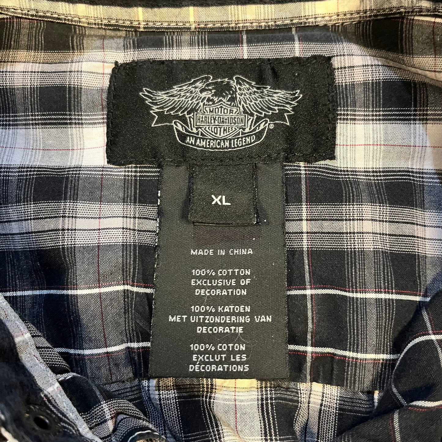 Harley Davidson HDMC Y2K Button Up Shirt