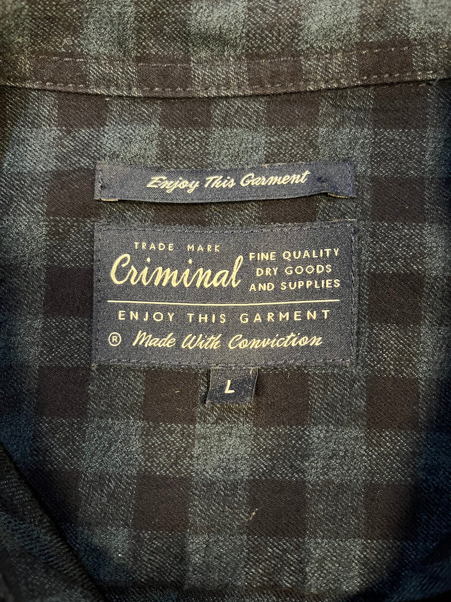 Criminal Cotton Button Down