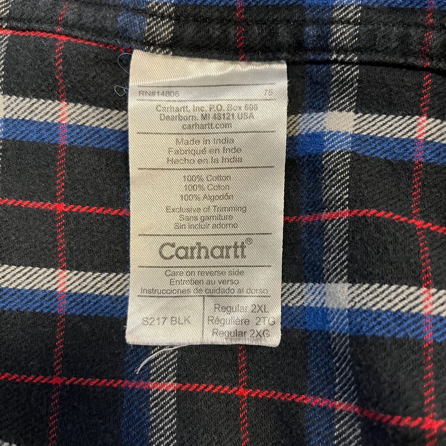 Carhartt Long Sleeve Flannel Shirt