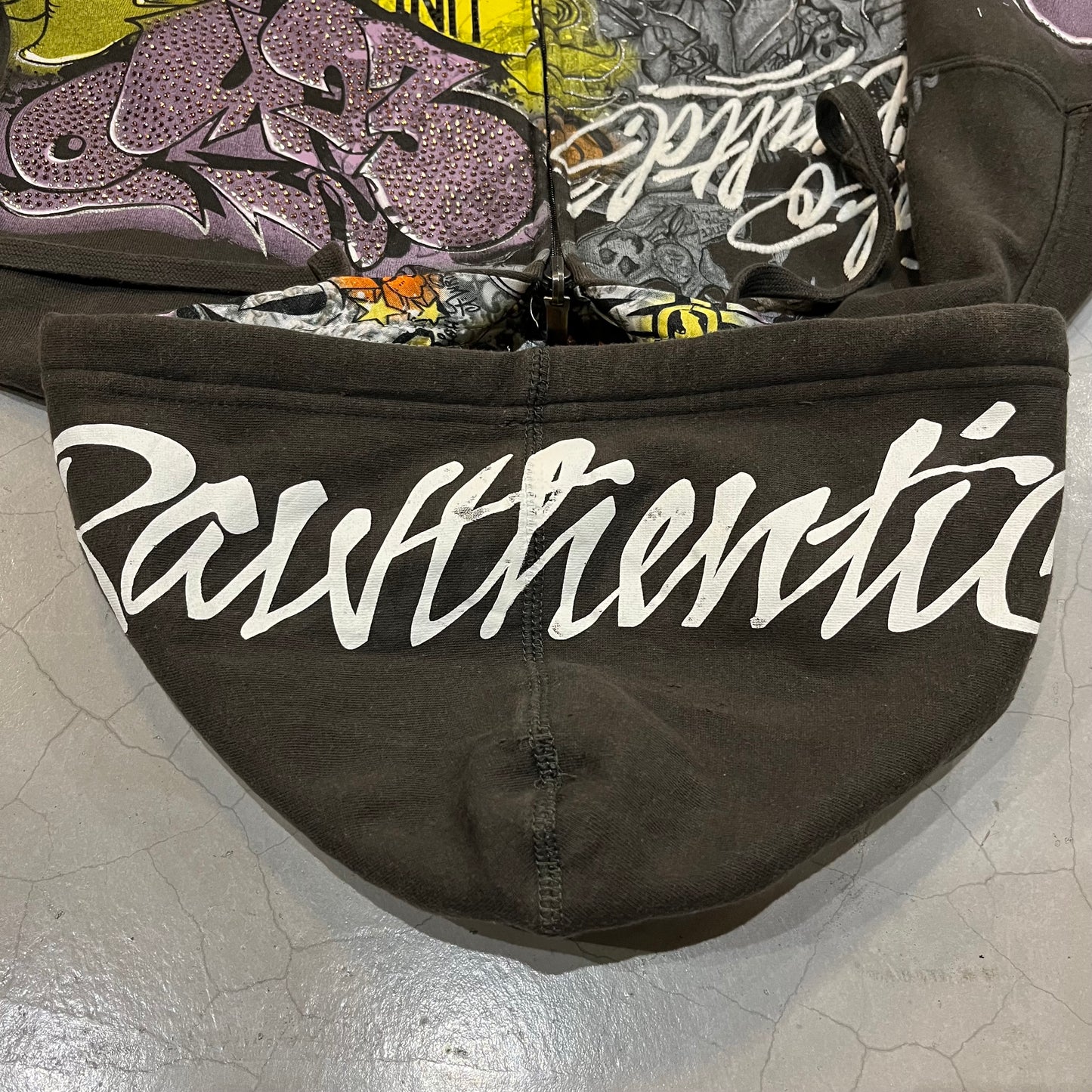 Vintage Y2K Ecko Unlimited Rawthentic Reversible Hoodie