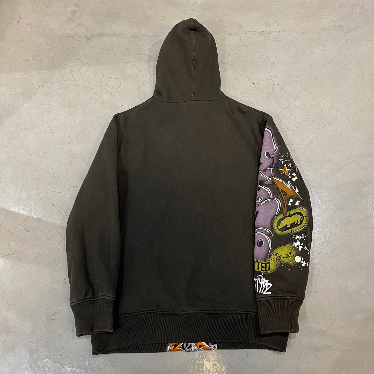 Vintage Y2K Ecko Unlimited Rawthentic Reversible Hoodie