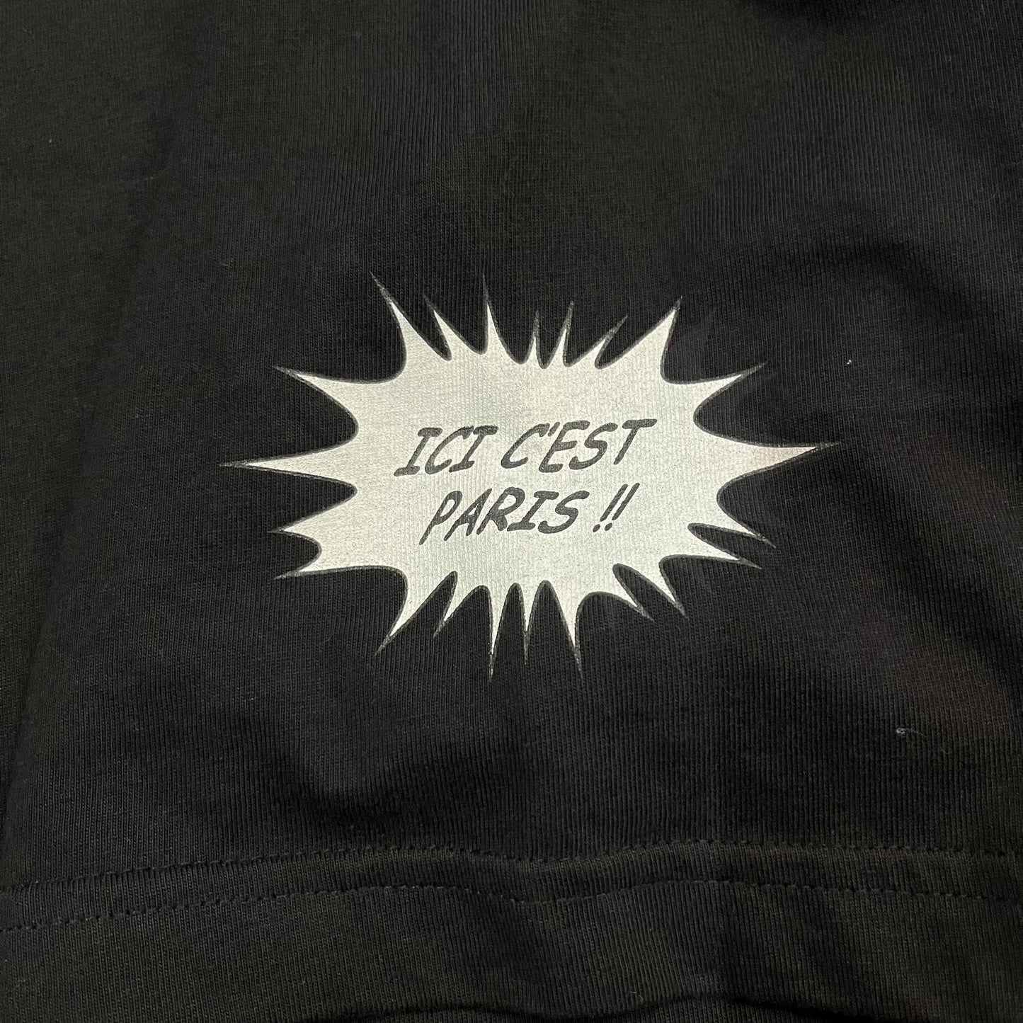 PSG X Captain Tsubasa Black T-Shirt
