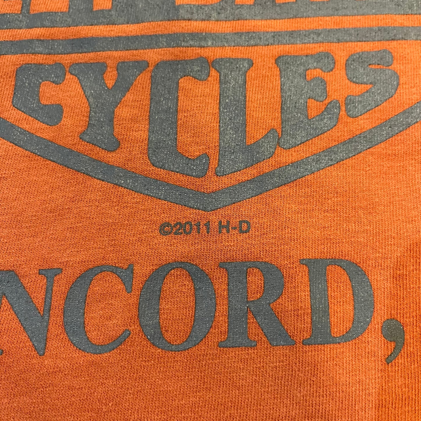 Harley Davidson 2012 Concord North Carolina T-Shirt