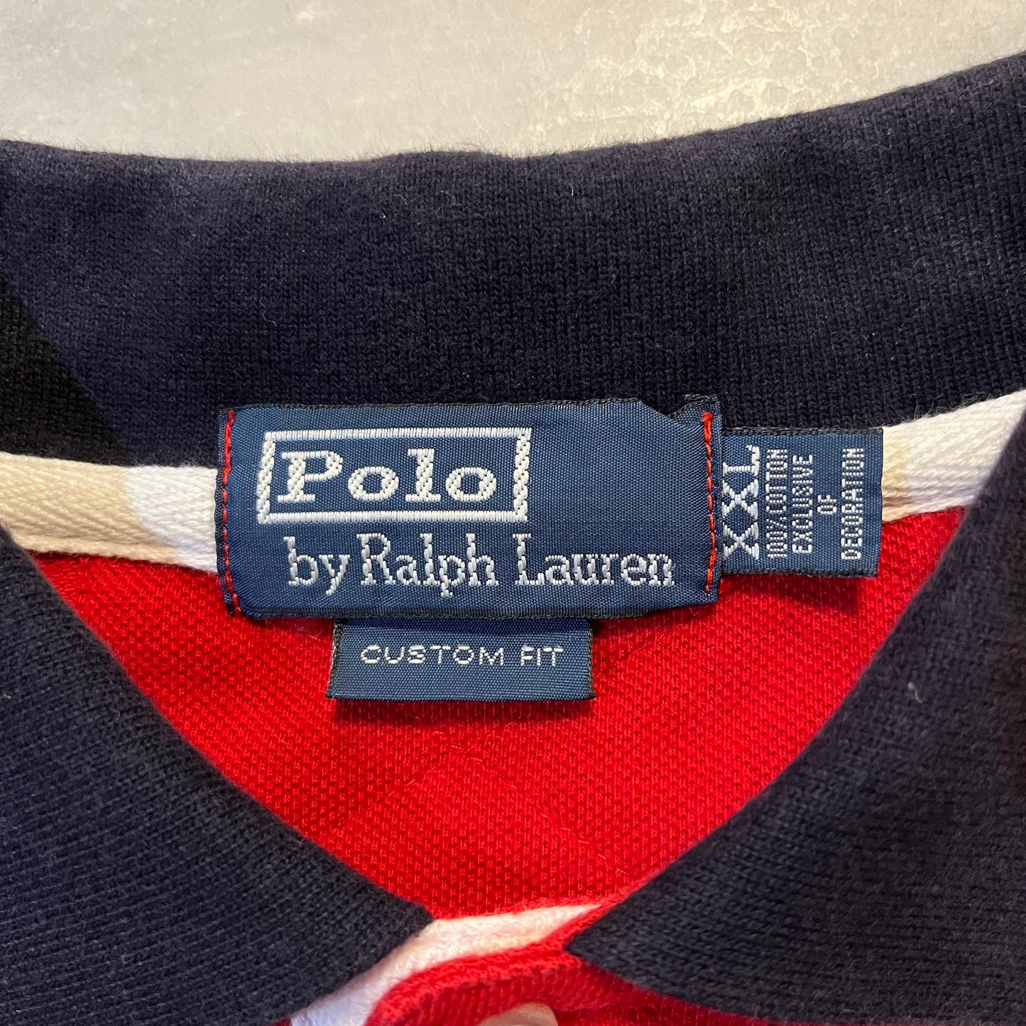 Ralph Lauren Riders & Jockeys Red Gold Polo