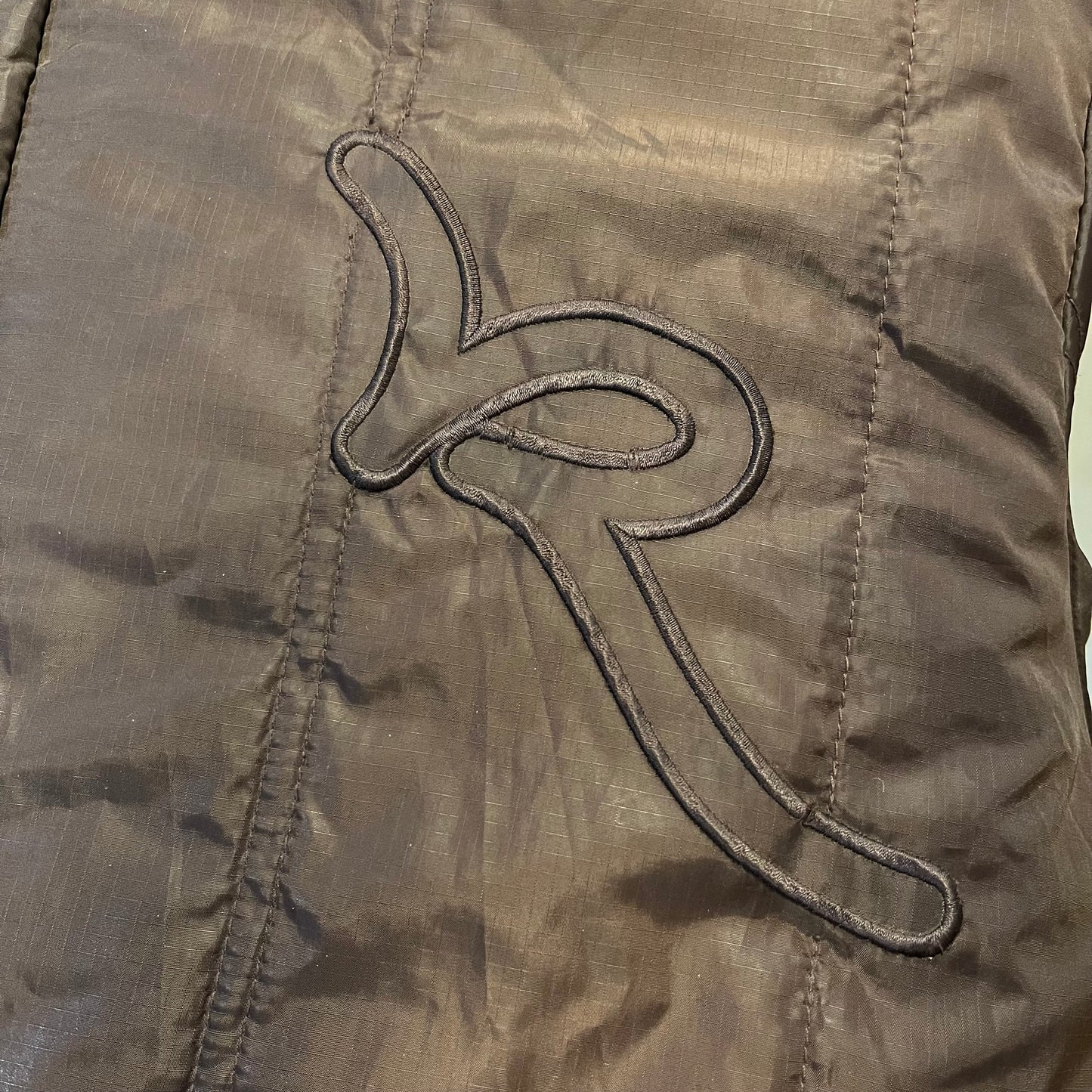 Vintage Rocawear Oversized Dark Brown Puffer Jacket