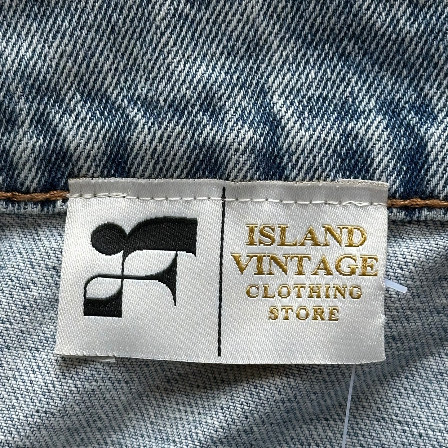 Fifi Al Shakar x Island Vintage Reworked Denim Skirt