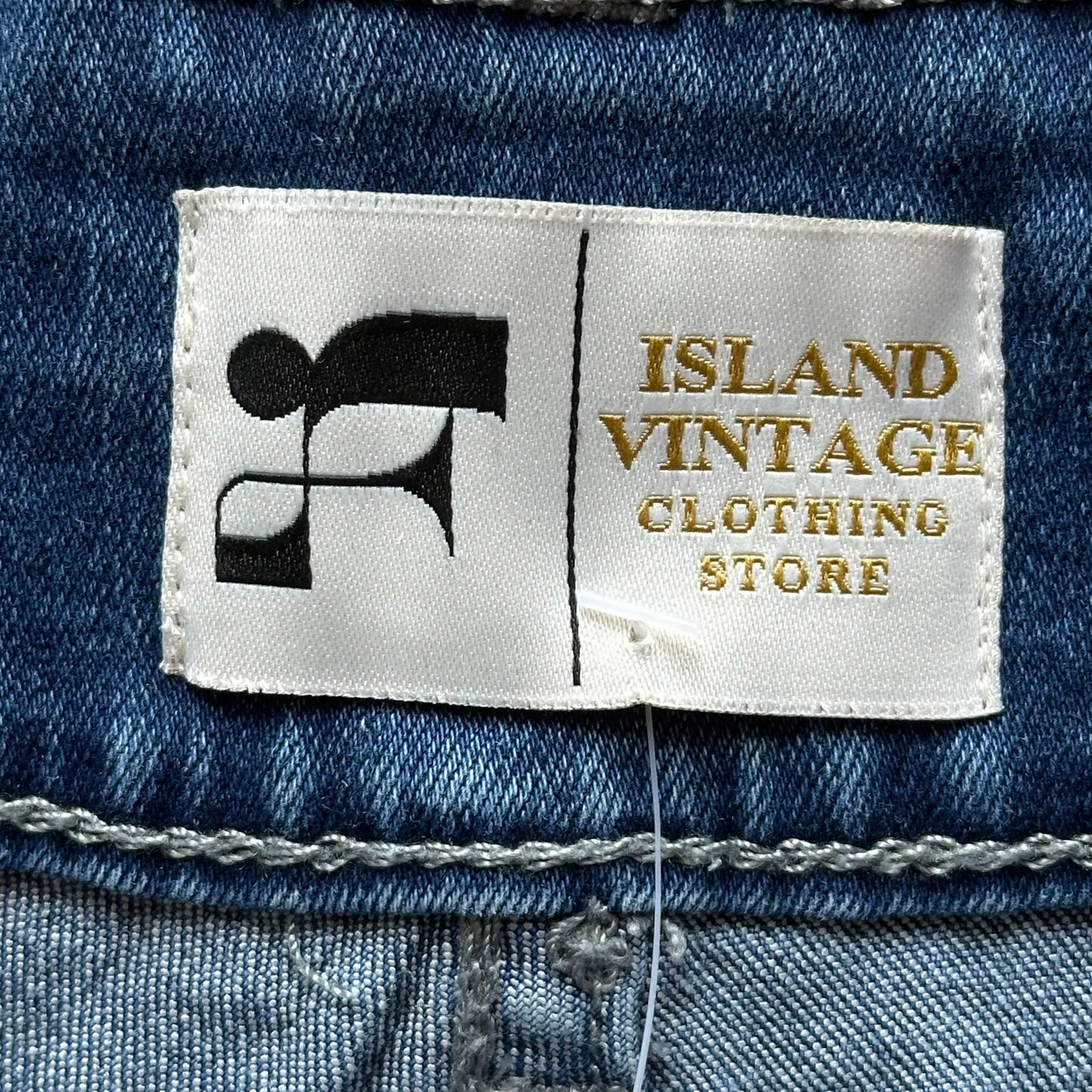 Fifi Al Shakar x Island Vintage Reworked Liverpool Denim Skirt