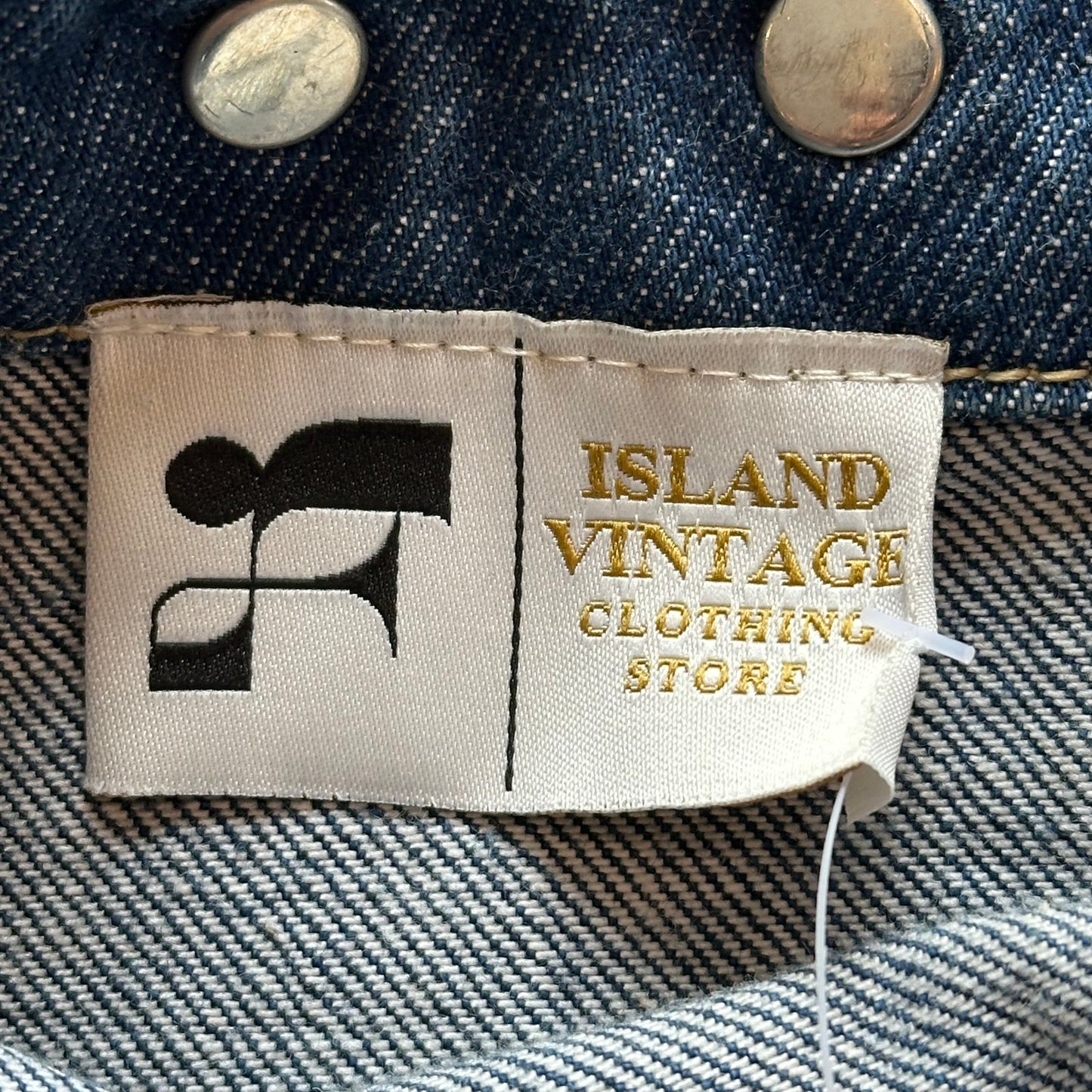 Fifi Al Shakar x Island Vintage Reworked Strapless Denim Top