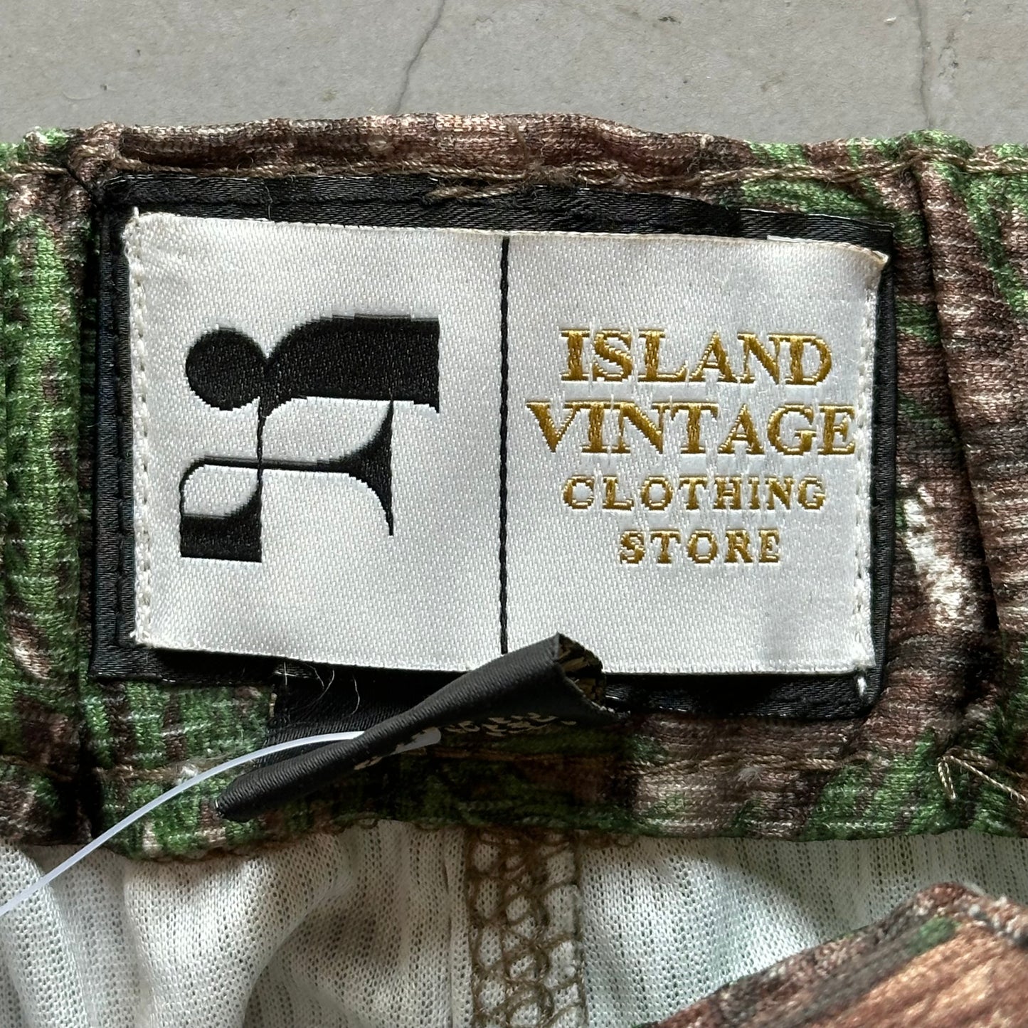 Fifi Al Shakar x Island Vintage Reworked Camo Realtree Shorts