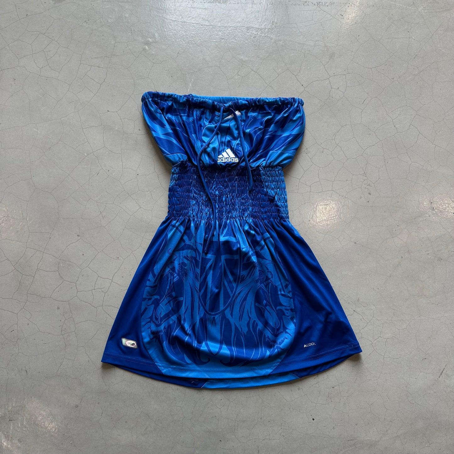 Fifi Al Shakar x Island Vintage Reworked Sports Top (Blue)