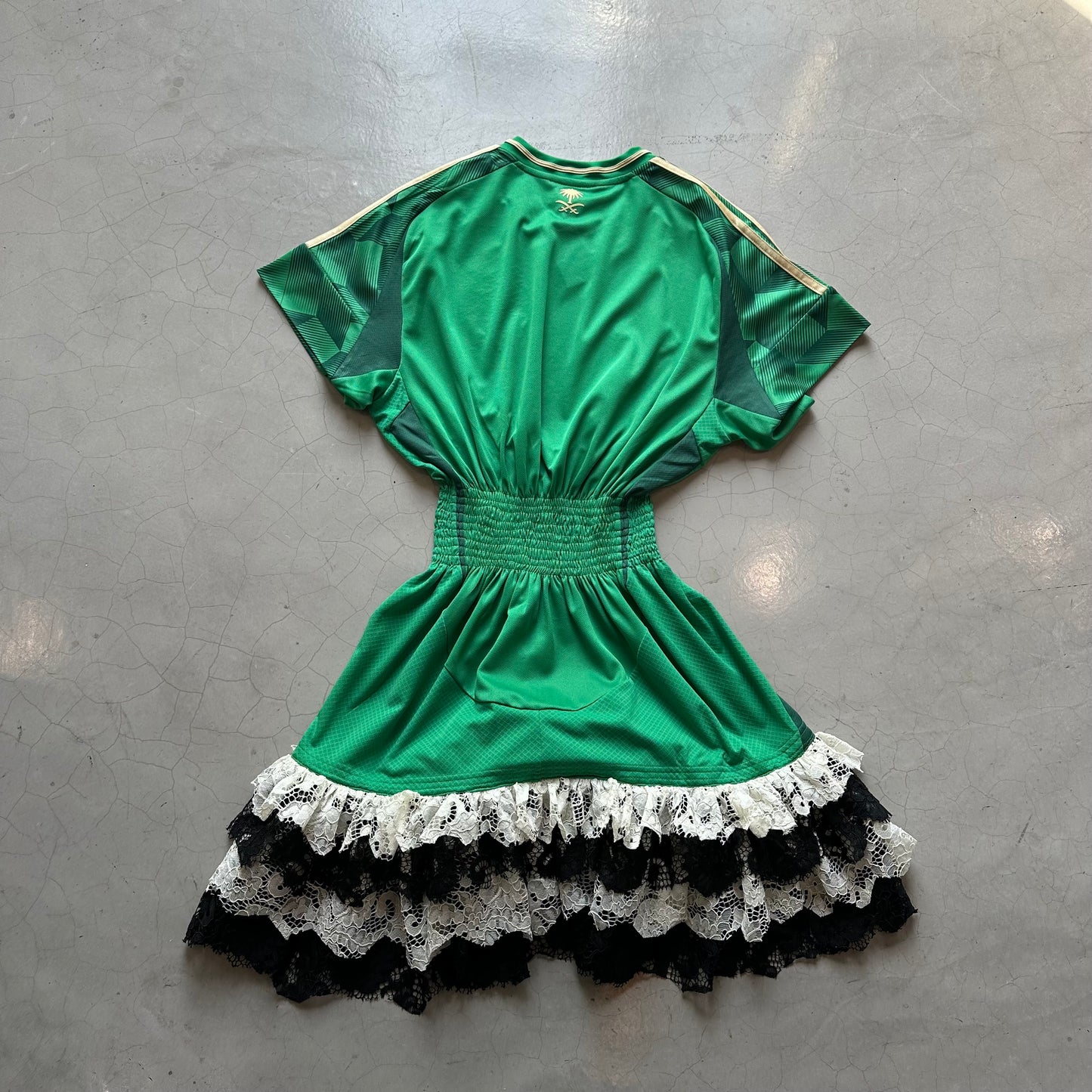 Fifi Al Shakar x Island Vintage Reworked Saudi Football Dress