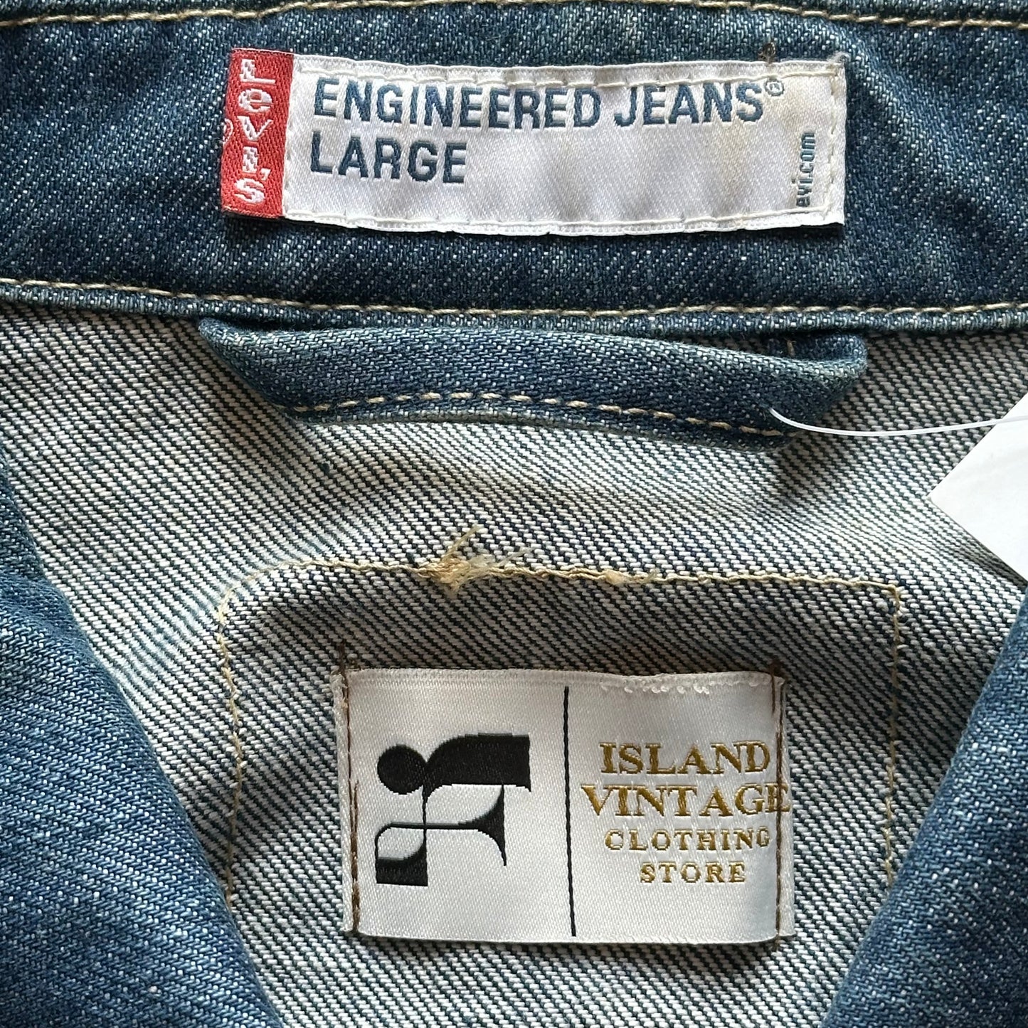 Fifi Al Shakar x Island Vintage Reworked Cowgirl Dark Denim Jacket