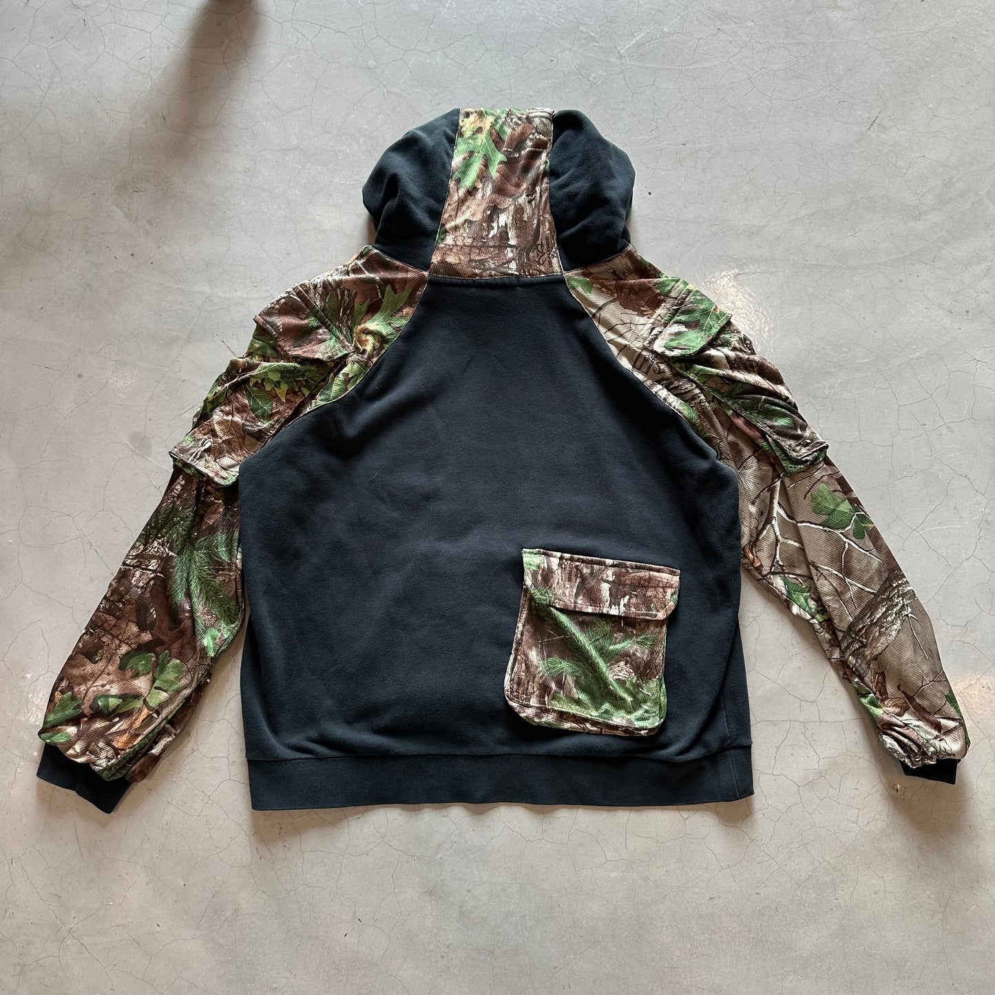 Fifi Al Shakar x Island Vintage Reworked Camo Hoodie