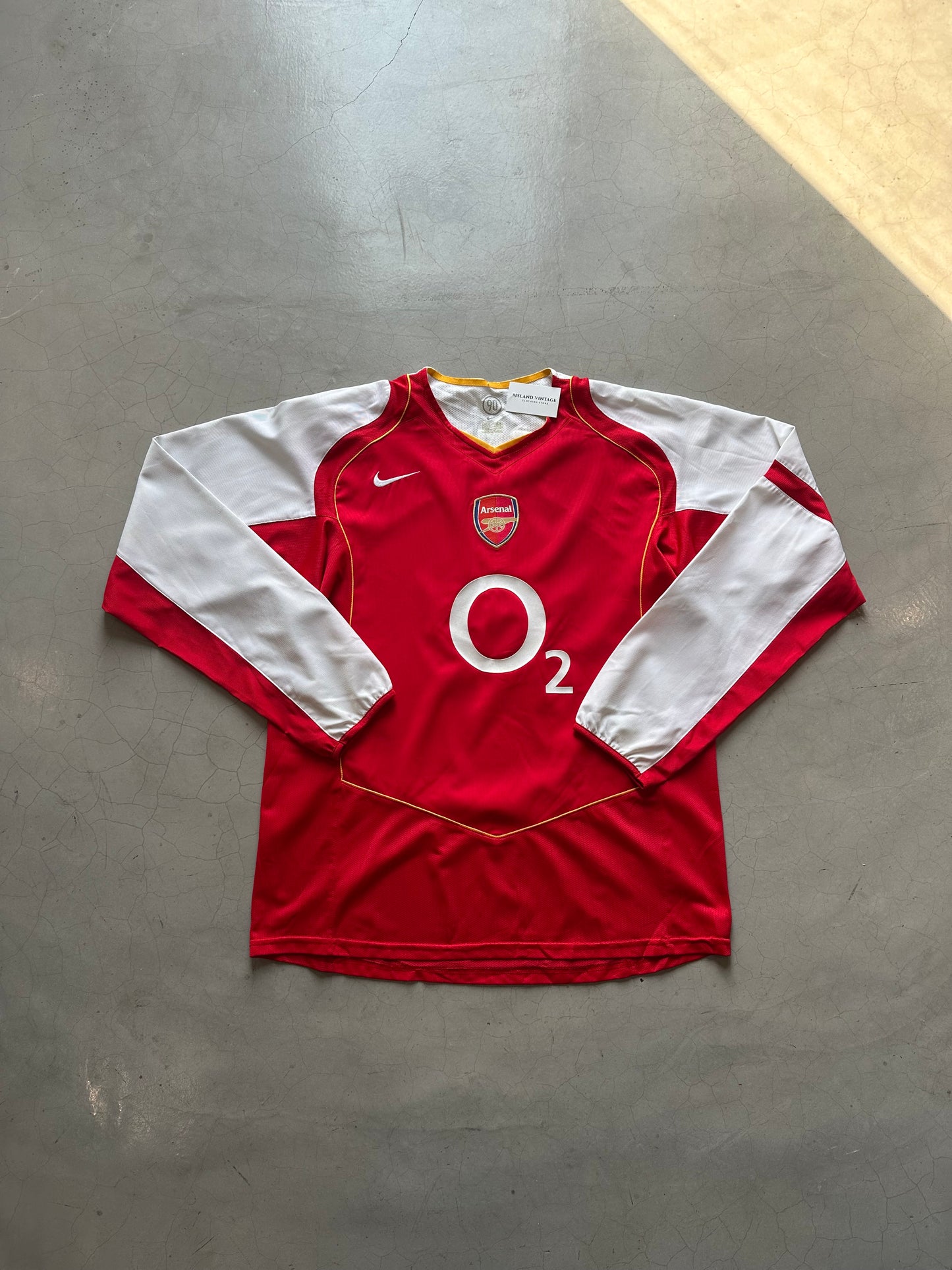 Vintage Arsenal 2004/05 Home Jersey Longsleeve (Henry)