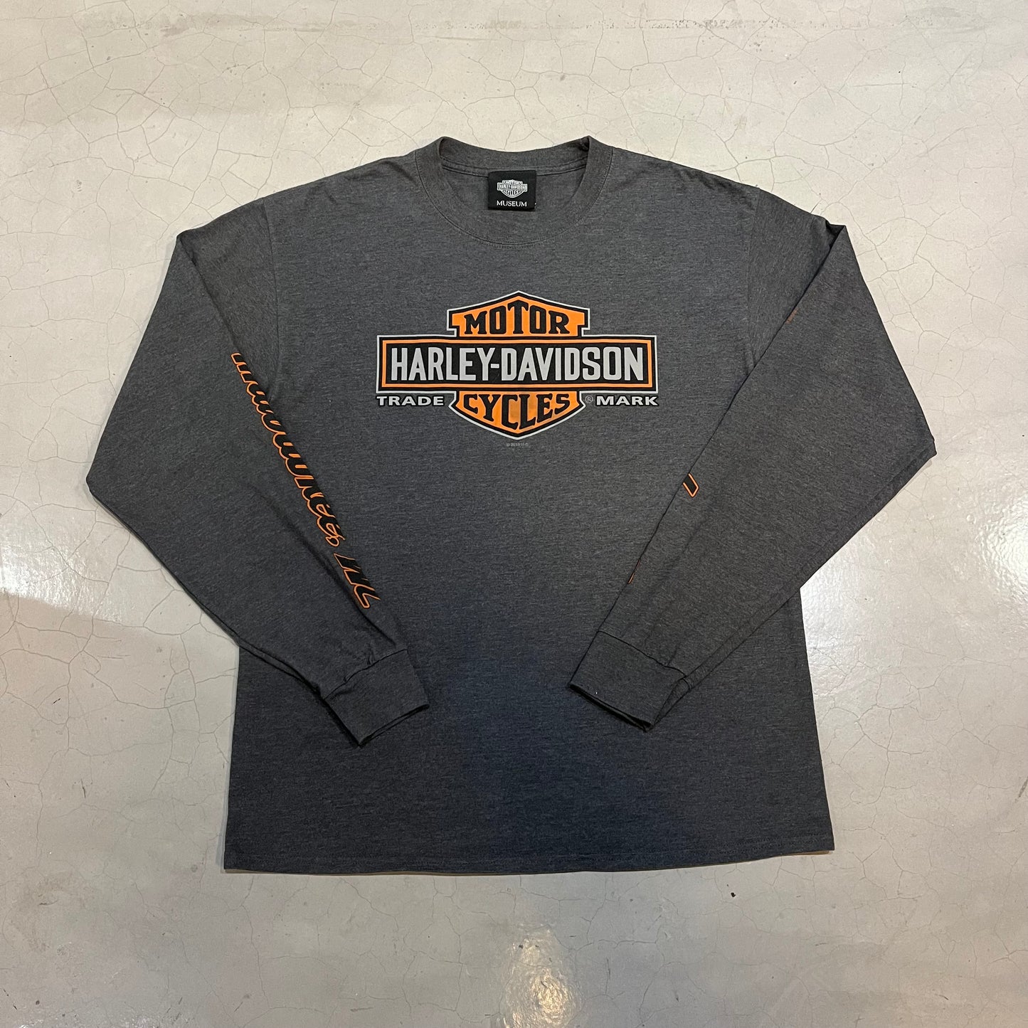 Vintage Harley Davidson Museum Longsleeve Shirt