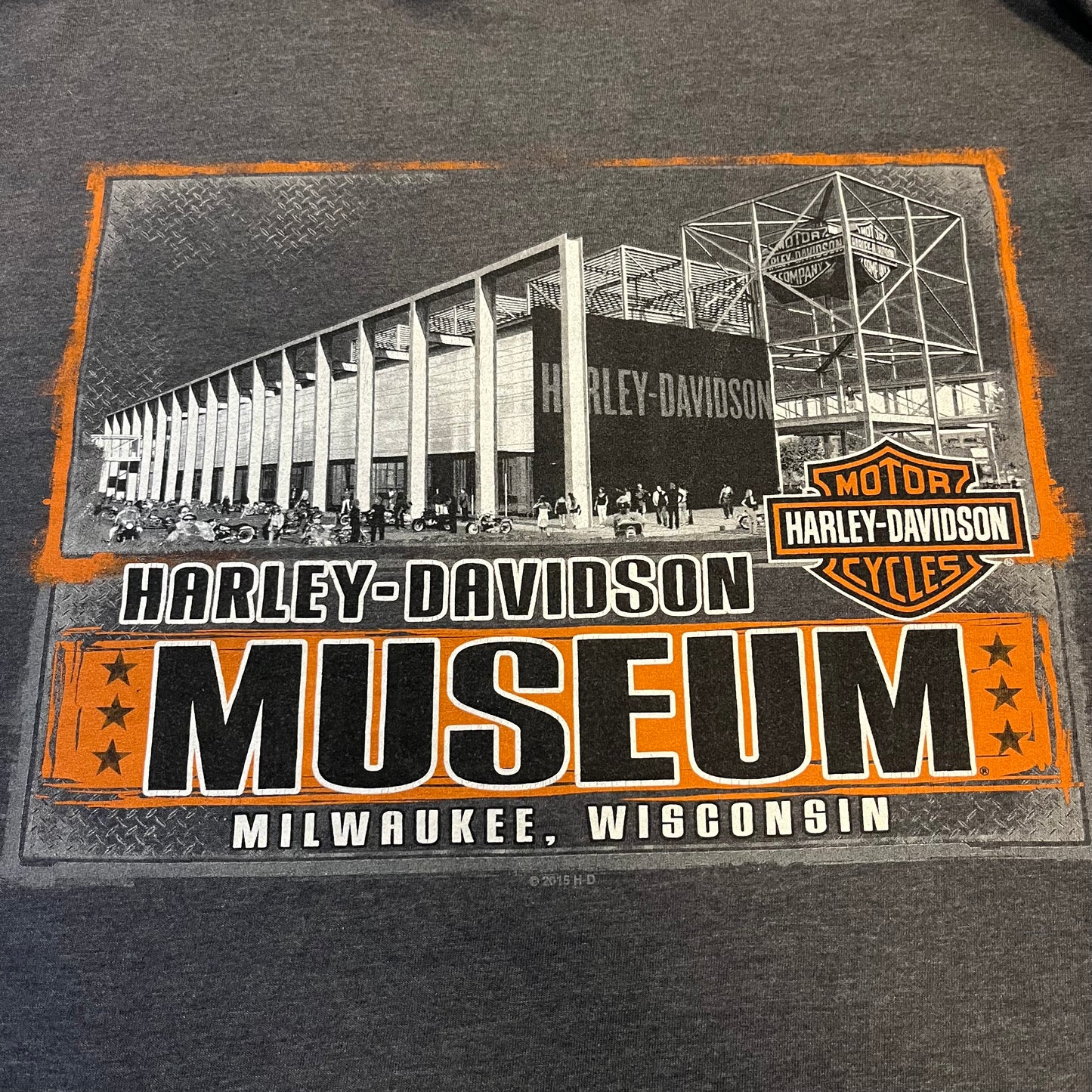 Vintage Harley Davidson Museum Longsleeve Shirt