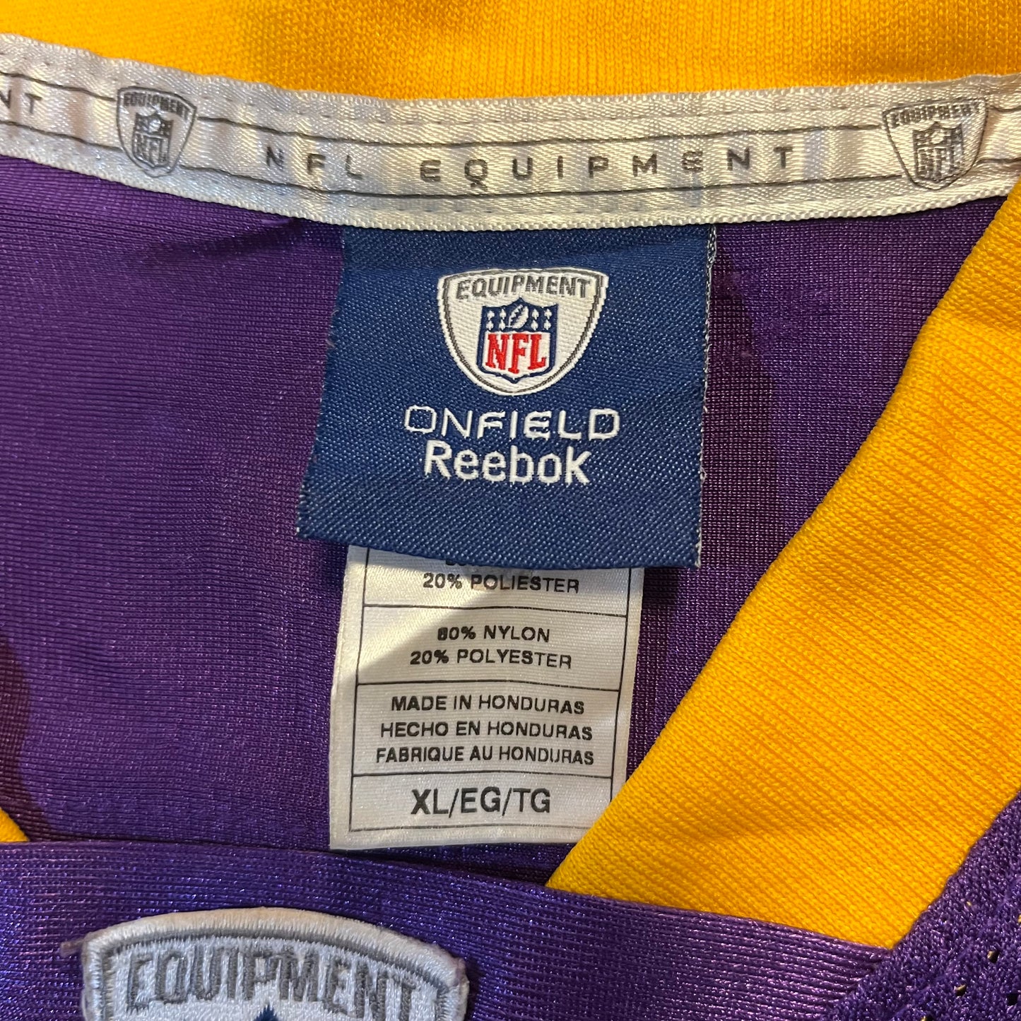 Vintage NFL Minnesota Vikings Williams CROPPED Jersey