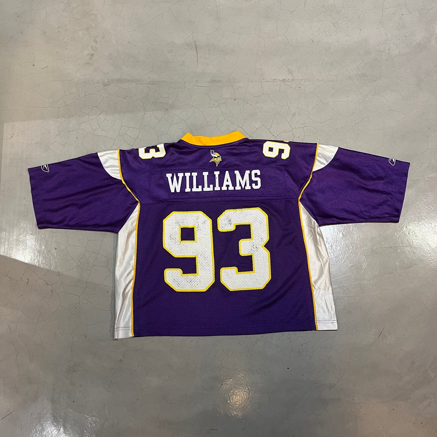 Vintage NFL Minnesota Vikings Williams CROPPED Jersey