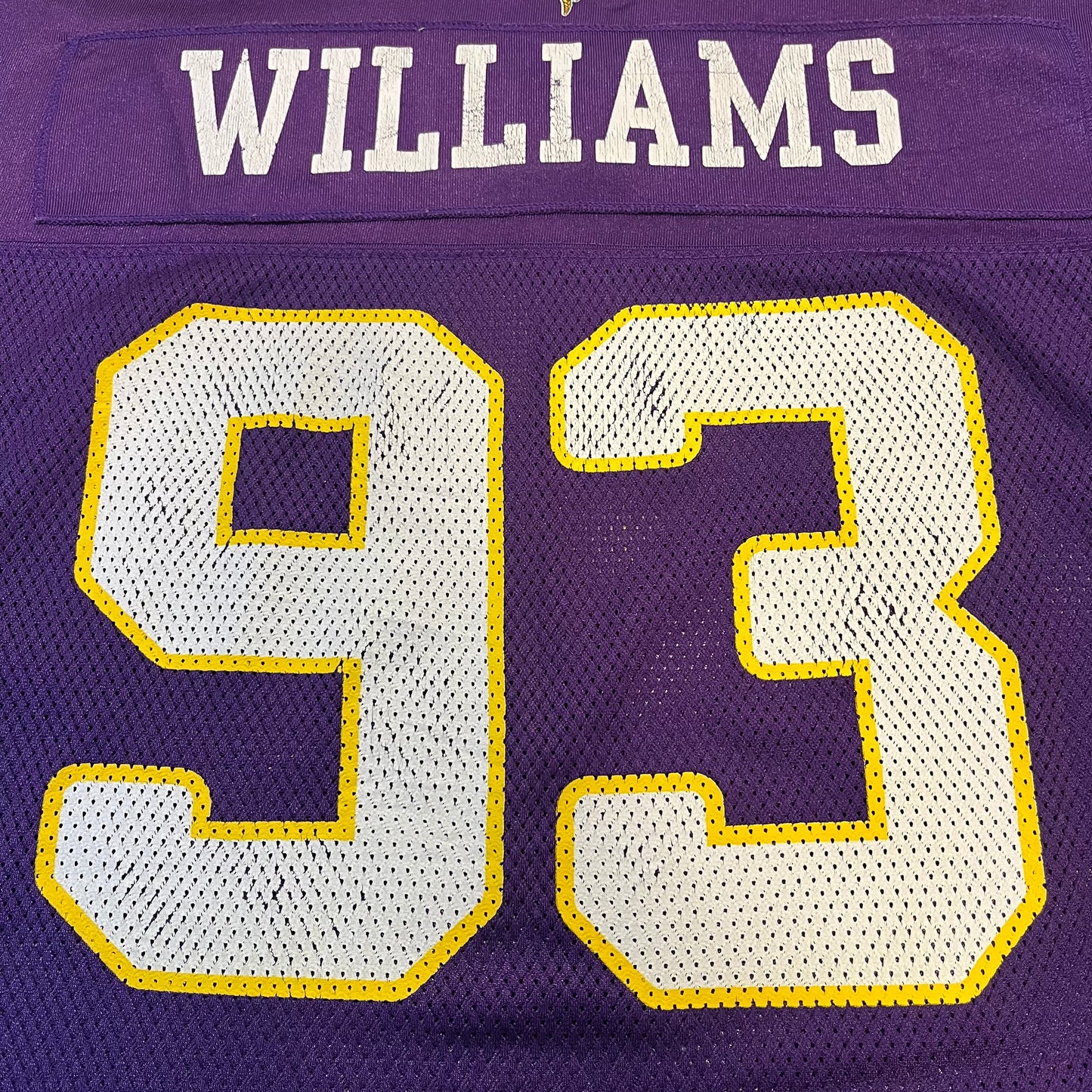 Vintage NFL Minnesota Vikings Williams CROPPED Jersey