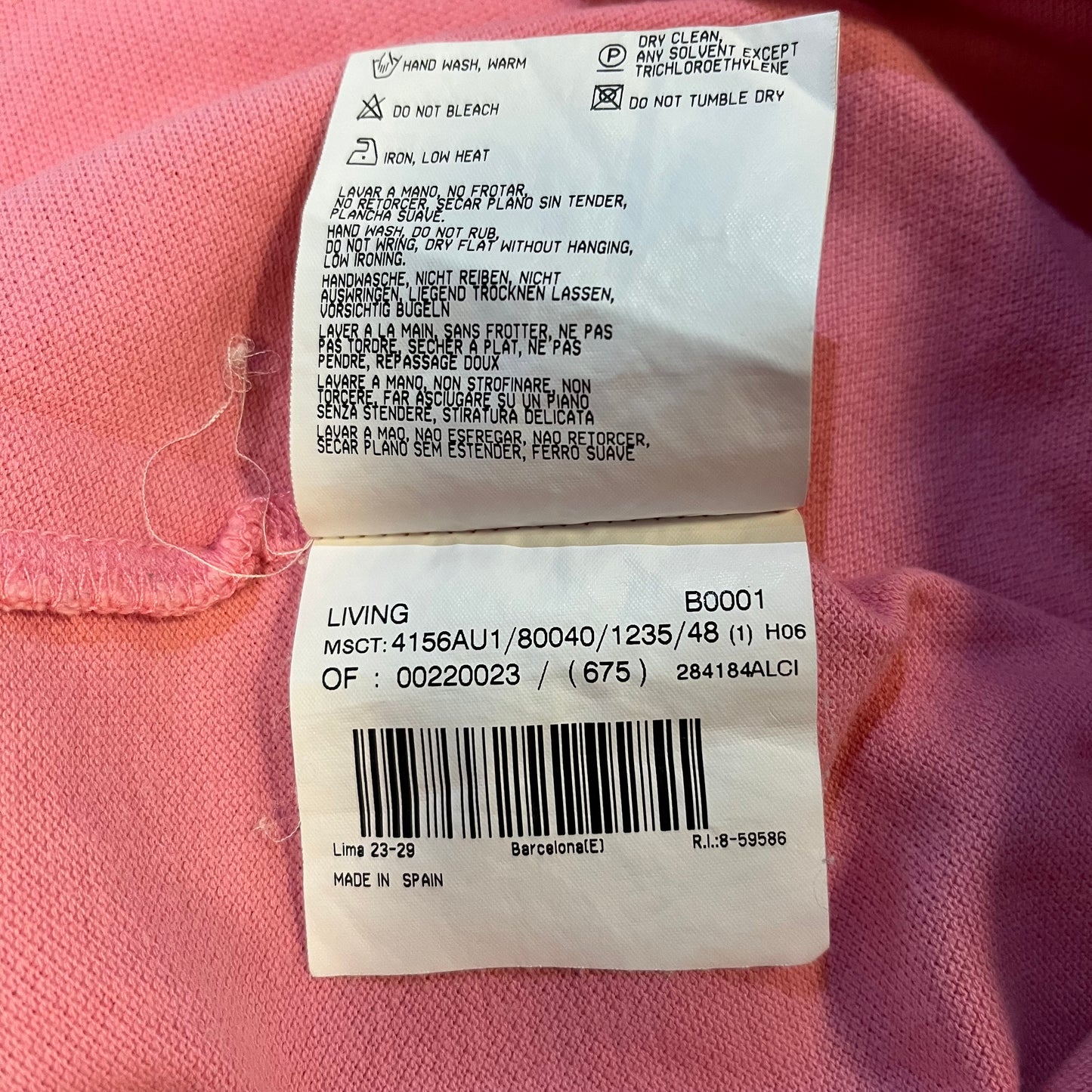 Vintage Burburry Pink Polo Shirt