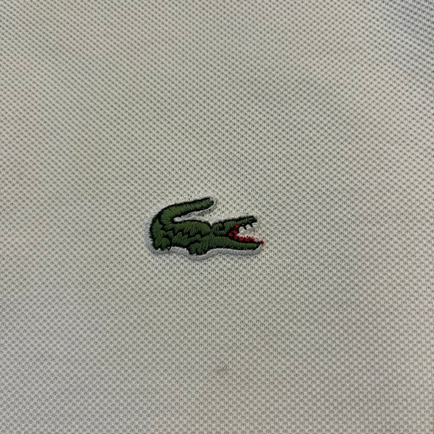 Vintage Lacoste White Polo Shirt